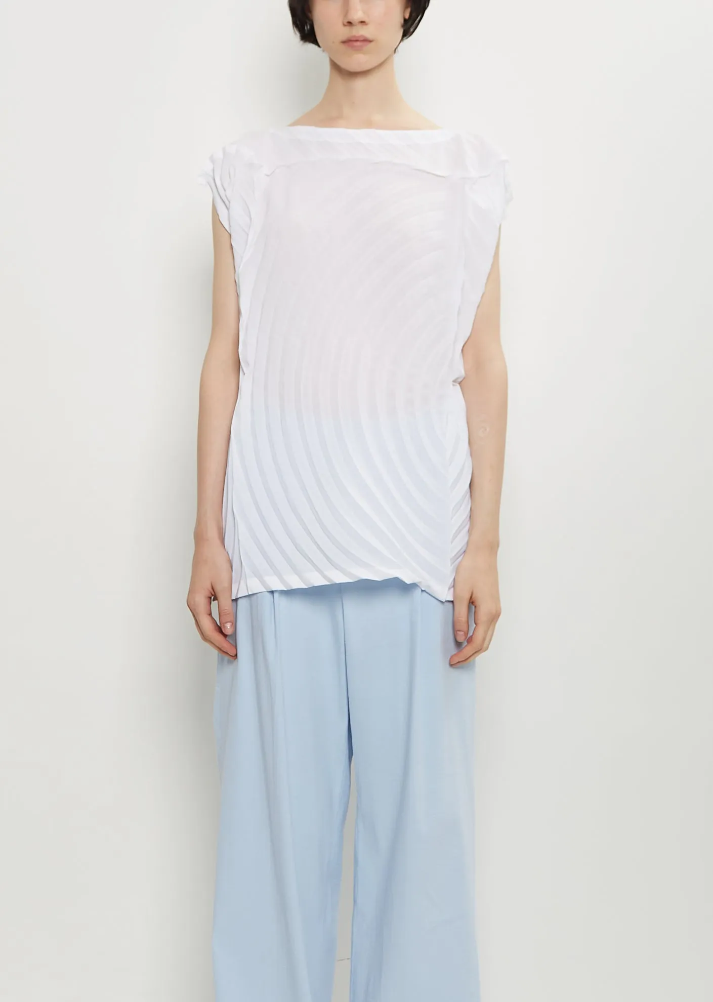 Paper Bag Pleats Top sold by La Garconne