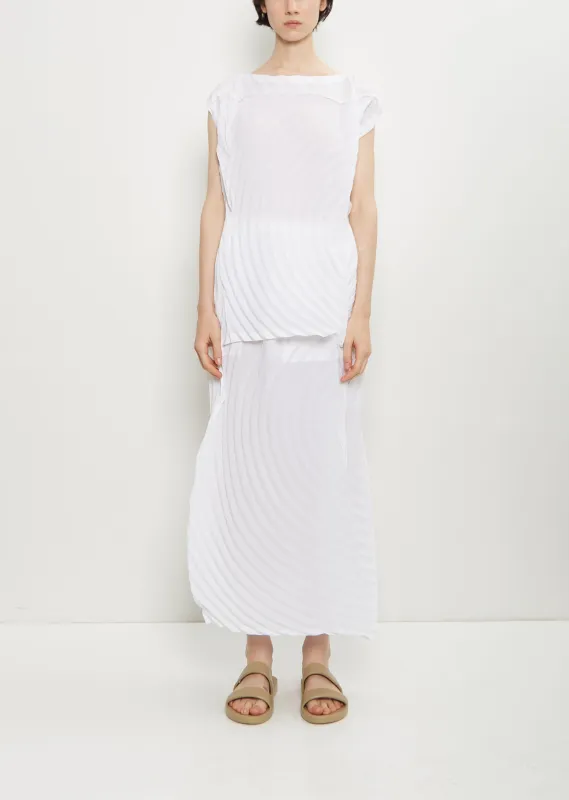 Paper Bag Pleats Skirt sold by La Garconne