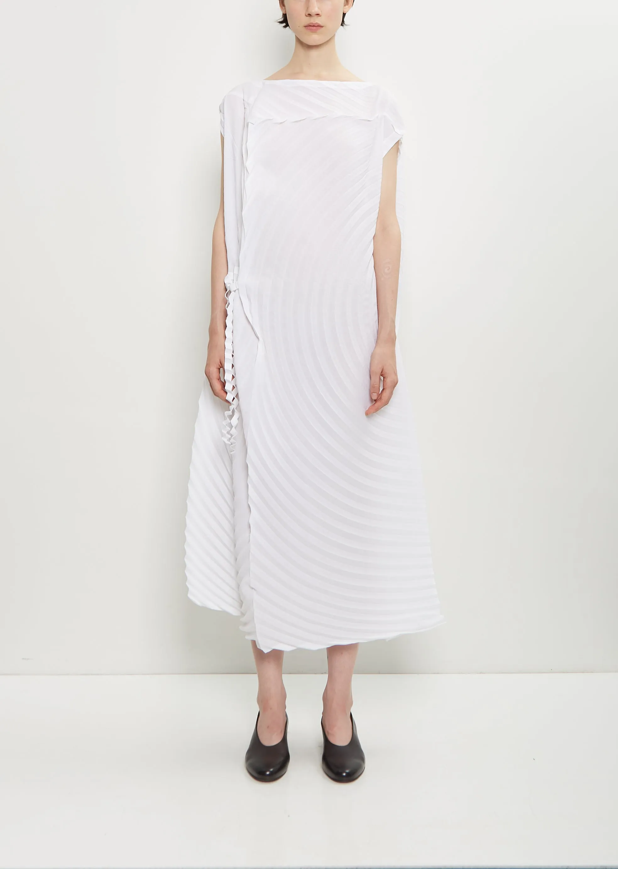 Paper Bag Pleats Dress sold by La Garconne