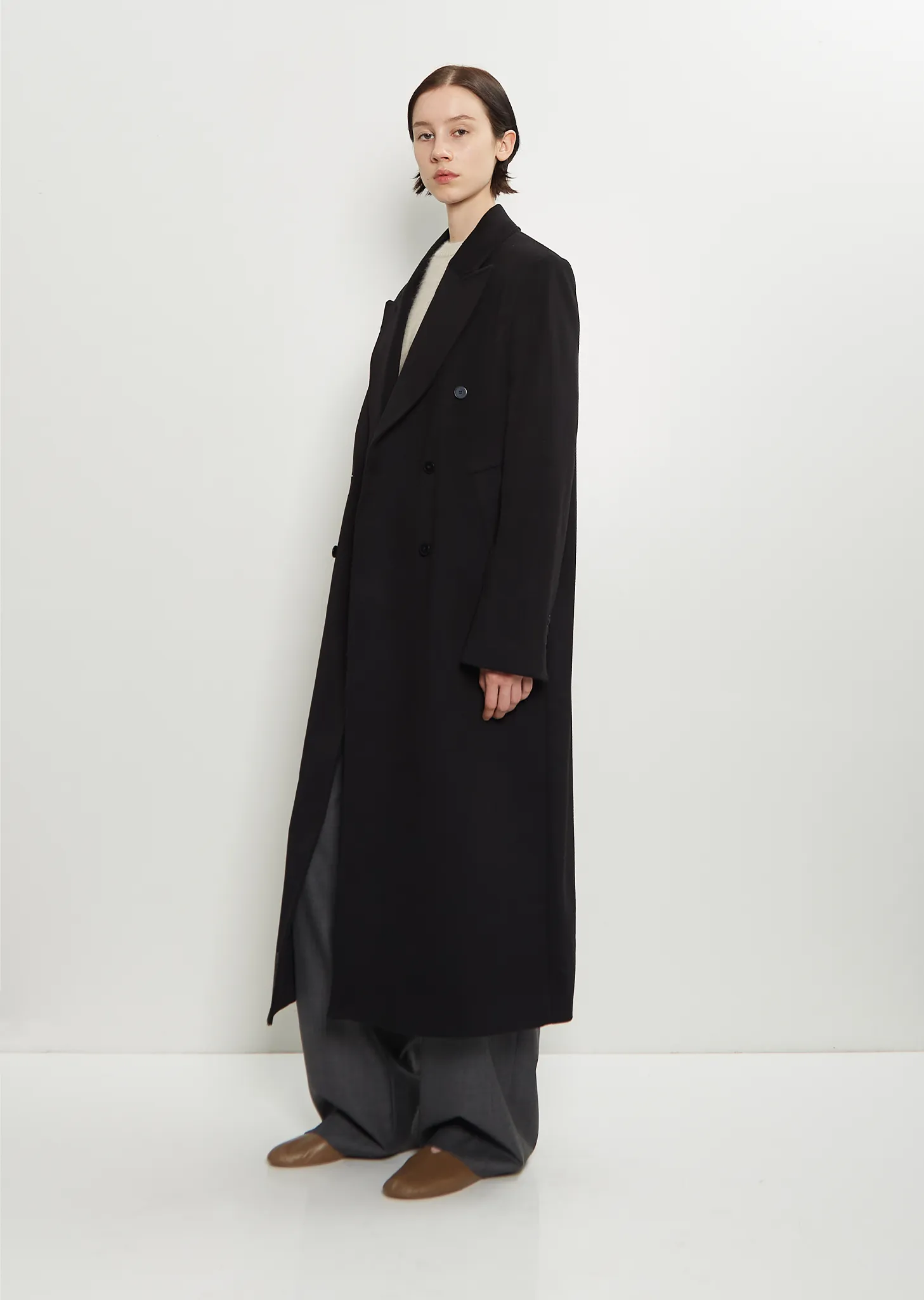 Rosco Wool Cashmere Double Breasted Coat sold by La Garconne product image thumbnail 4