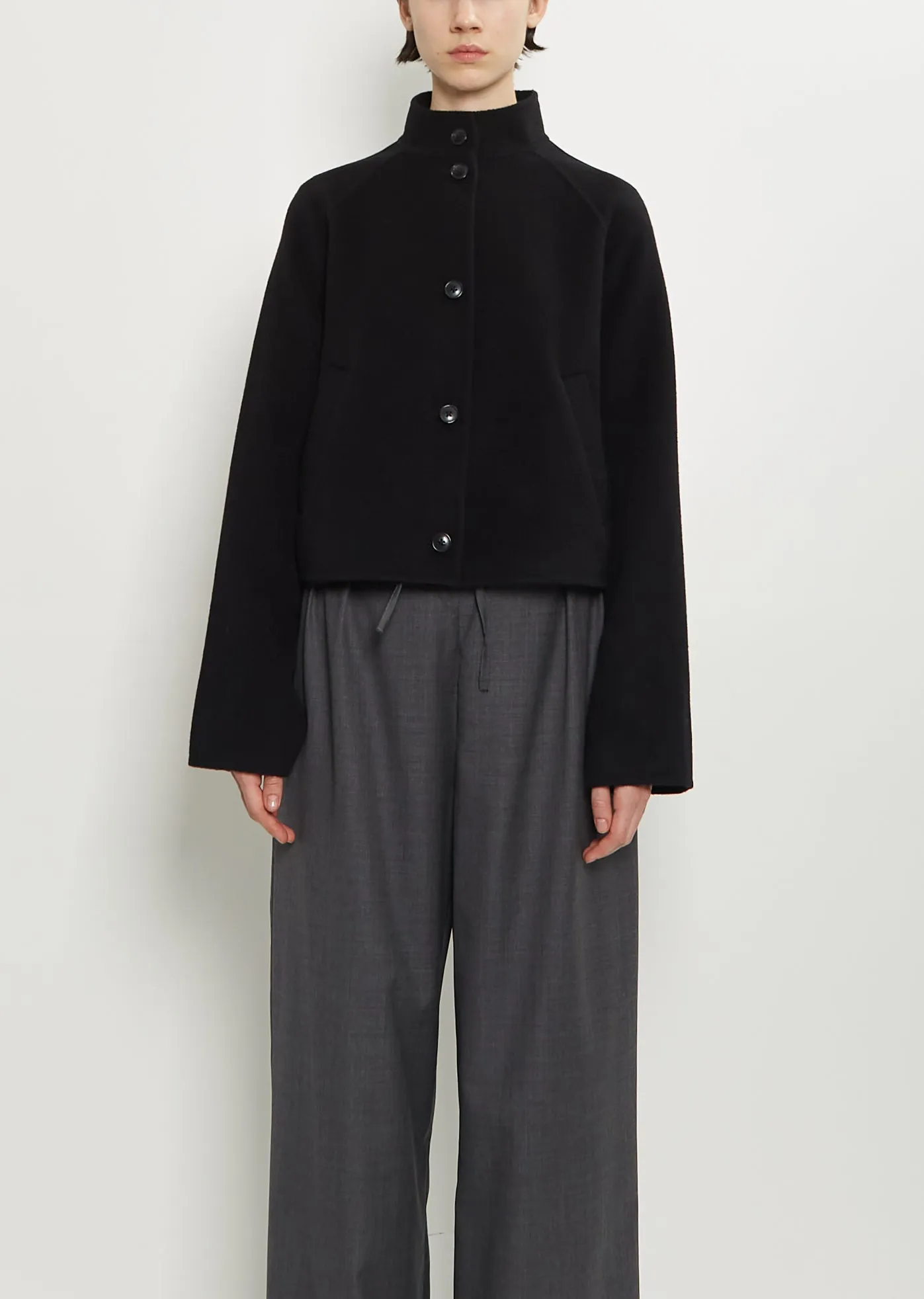 Nyma Wool Cashmere Short Jacket sold by La Garconne