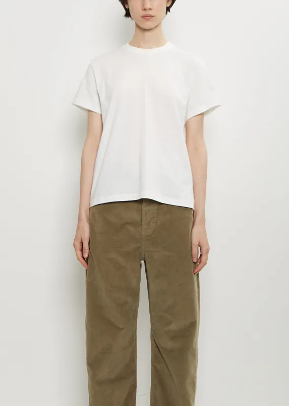 Marine Cotton Tee — Off White sold by La Garconne