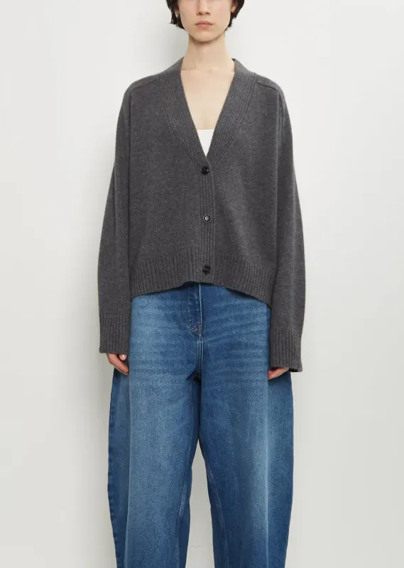 Kaia Cashmere V-Neck Cardigan sold by La Garconne