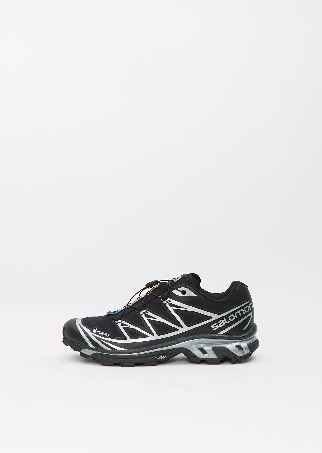XT-6 GTX — Black/Black/Silver sold by La Garconne