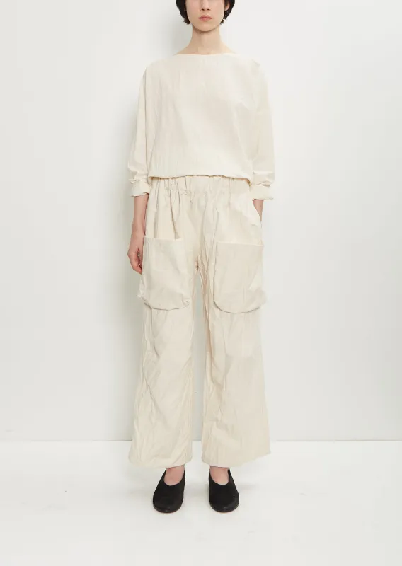 Cotton Crash Pockets Trousers made by Album di Famiglia