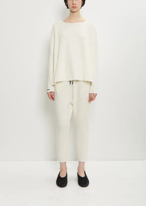 Stretch Jersey New Basic Pants — Milk sold by La Garconne