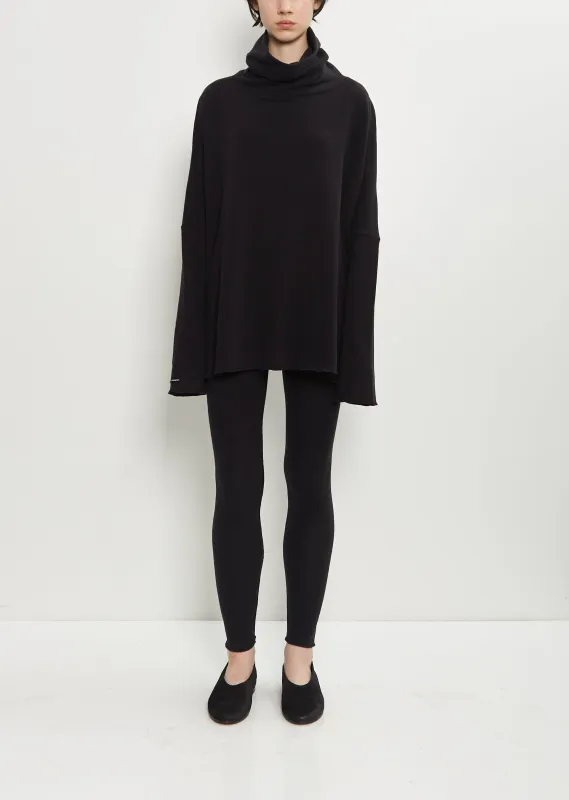 Stretch Jersey Leggings — Black sold by La Garconne