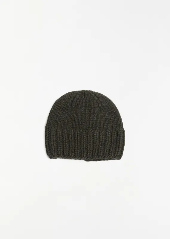 Paula Cashmere Beanie — Forest sold by La Garconne
