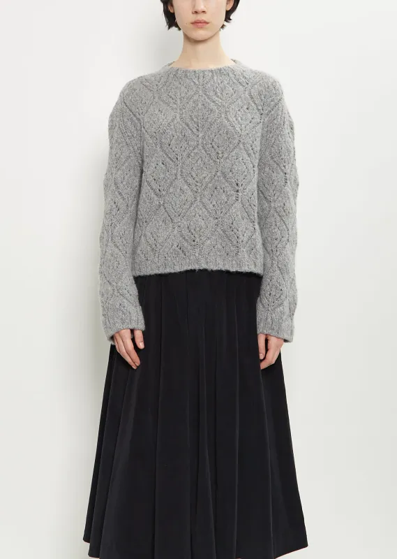 Vita Cashmere Silk Sweater sold by La Garconne