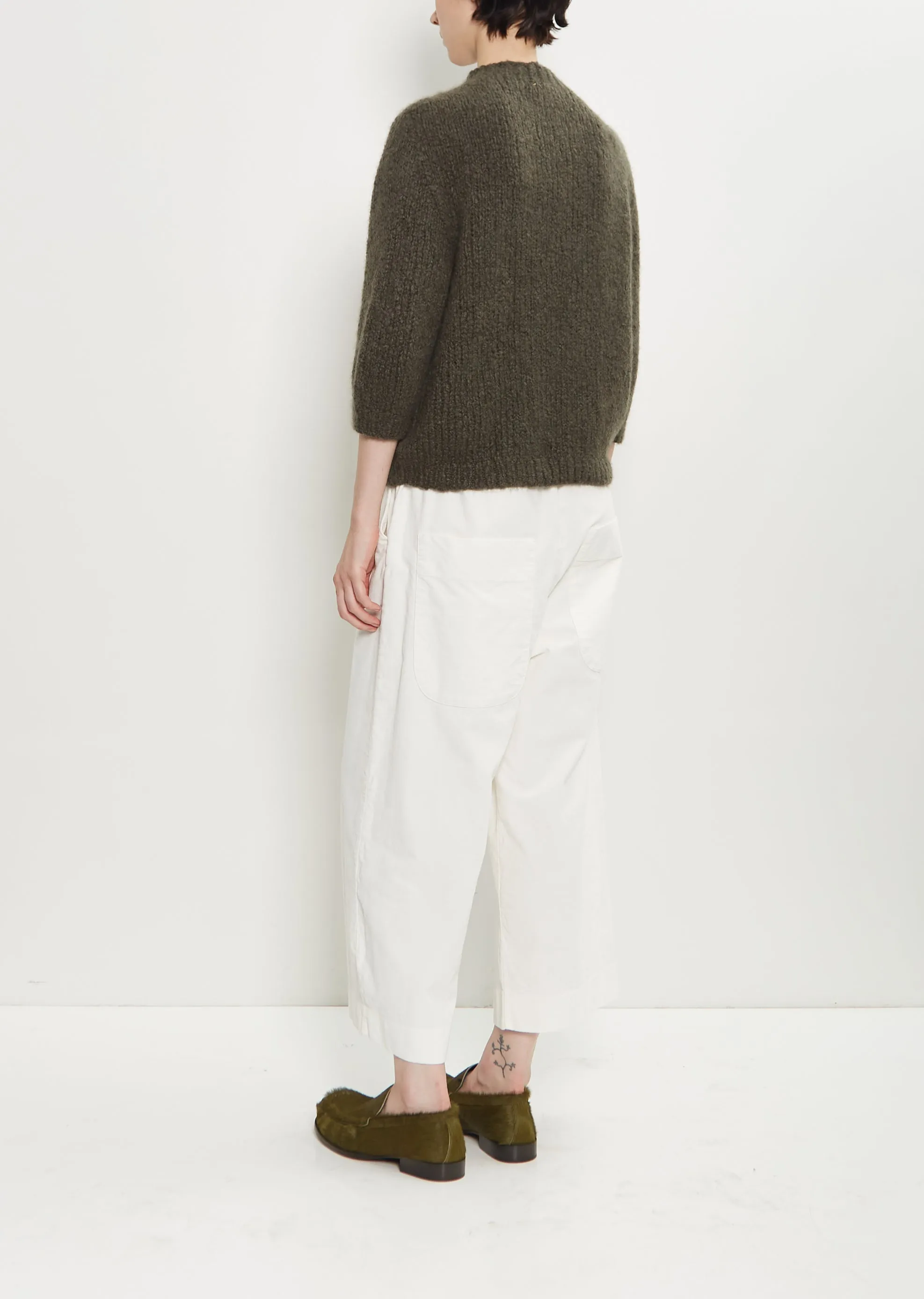 Momo Cashmere Silk Sweater — Hunter sold by La Garconne product image thumbnail 3