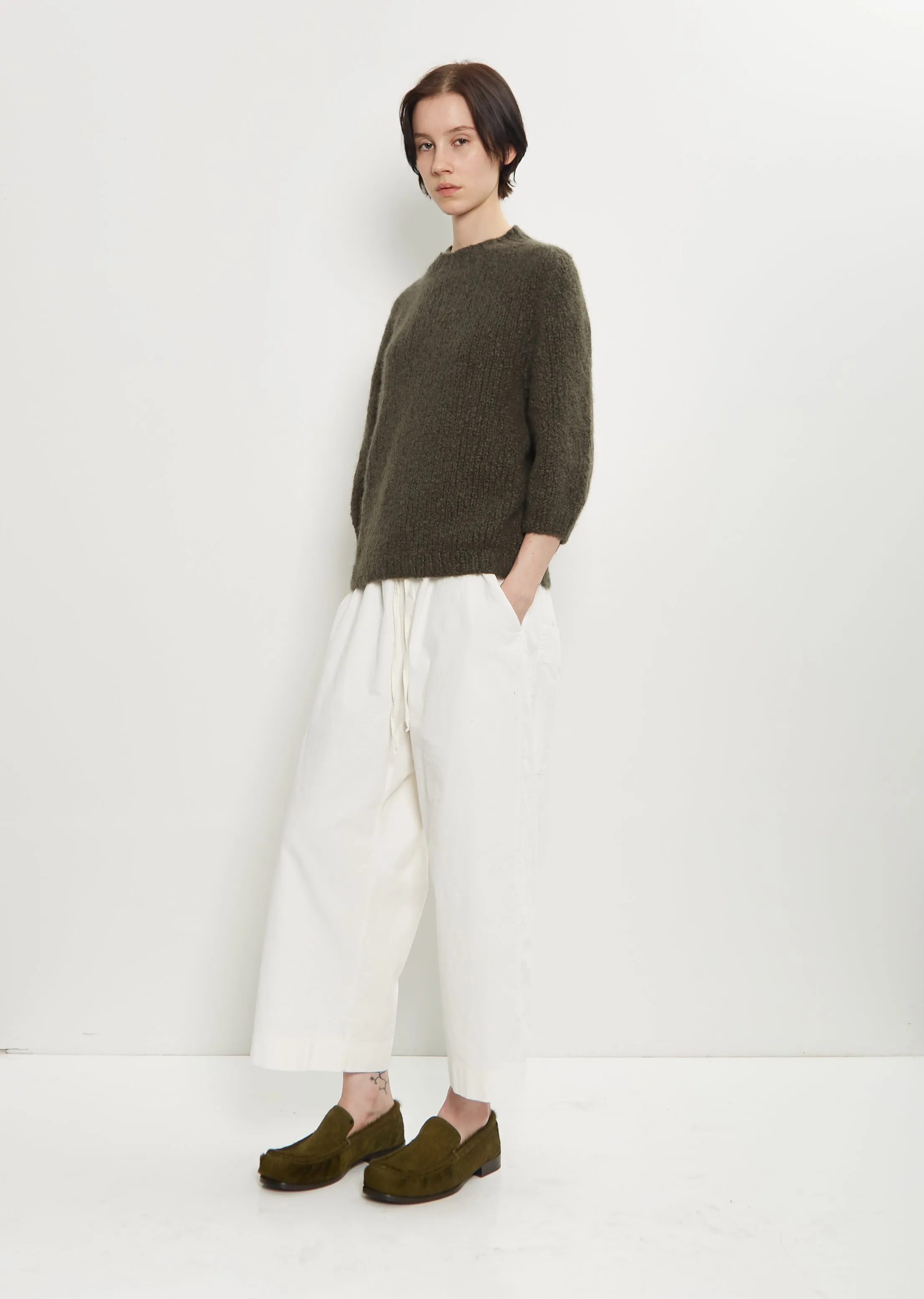 Momo Cashmere Silk Sweater — Hunter sold by La Garconne product image thumbnail 4
