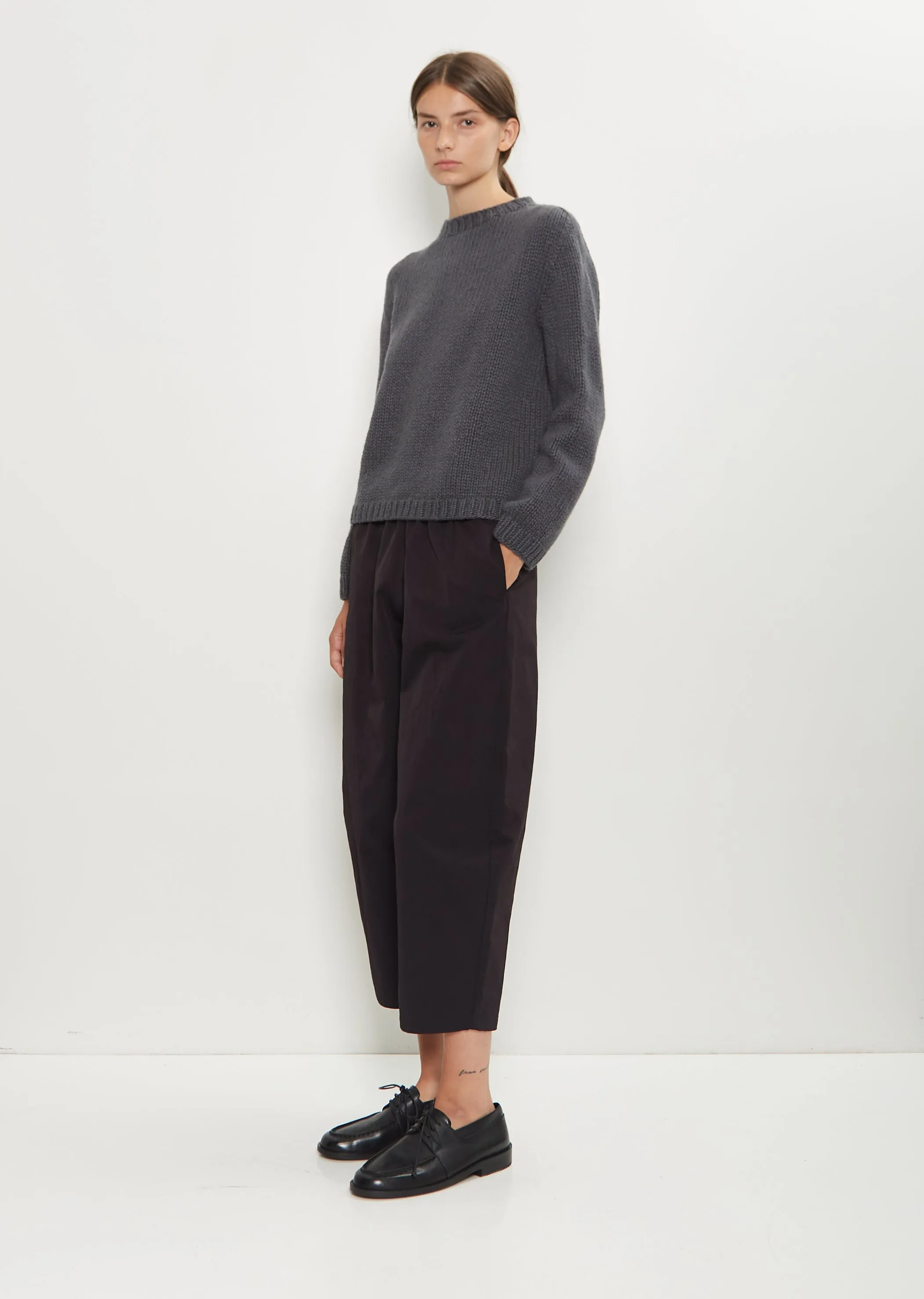 Parker Cashmere Sweater — Vintage Grey sold by La Garconne product image thumbnail 4