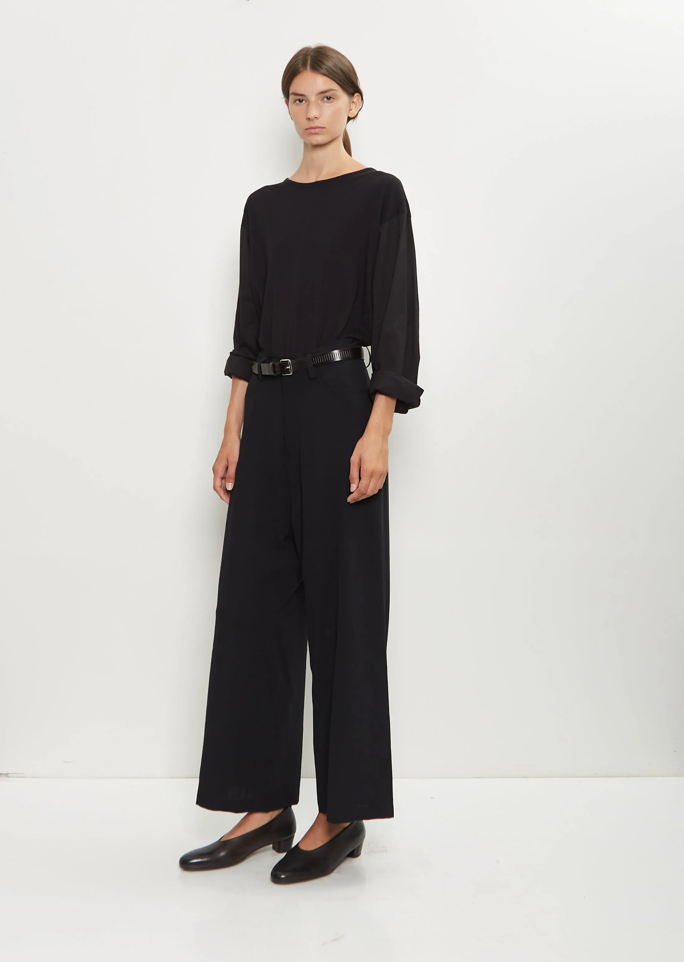 Wool Long Straight Pants sold by La Garconne product image thumbnail 4