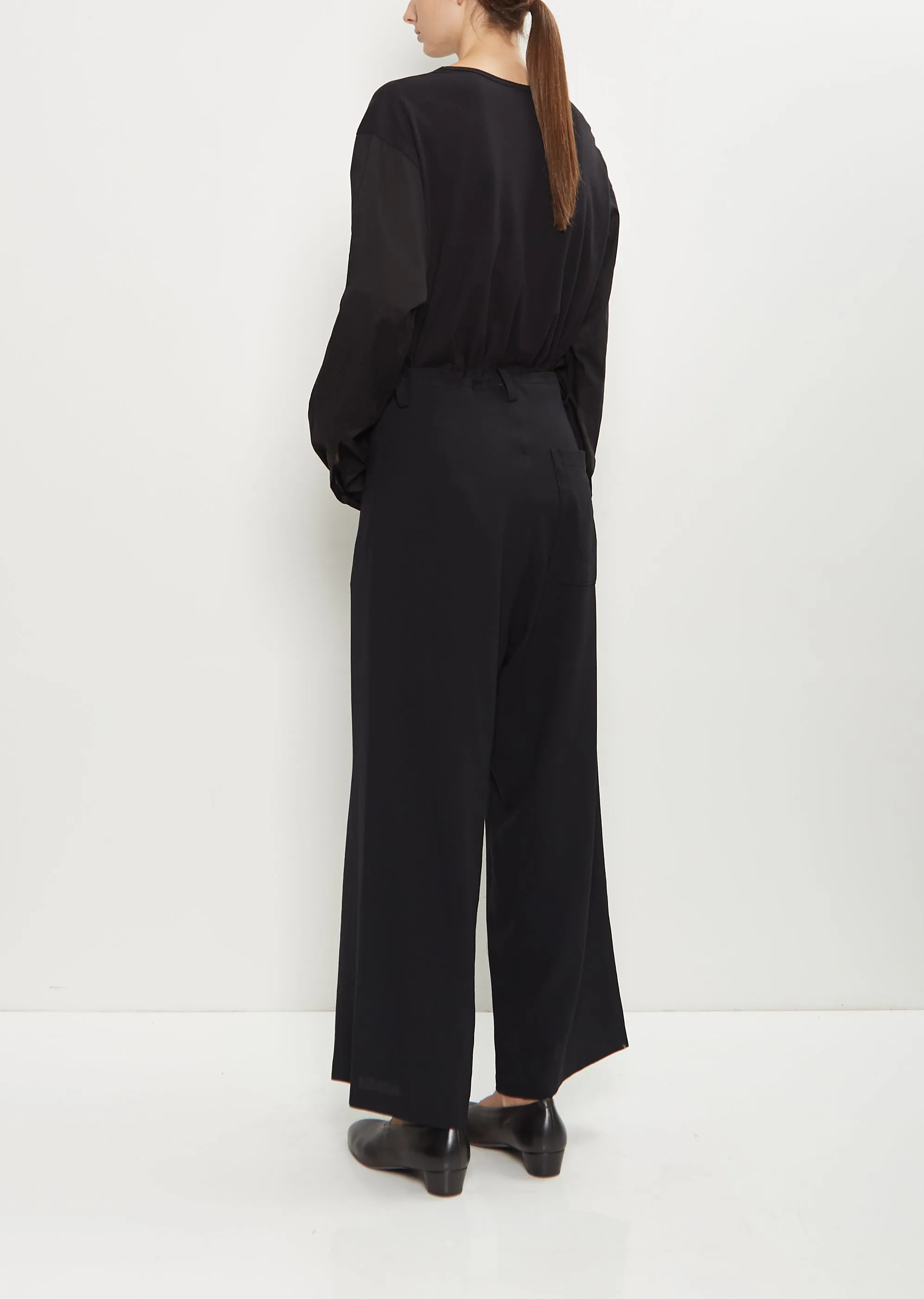 Wool Long Straight Pants sold by La Garconne product image thumbnail 3