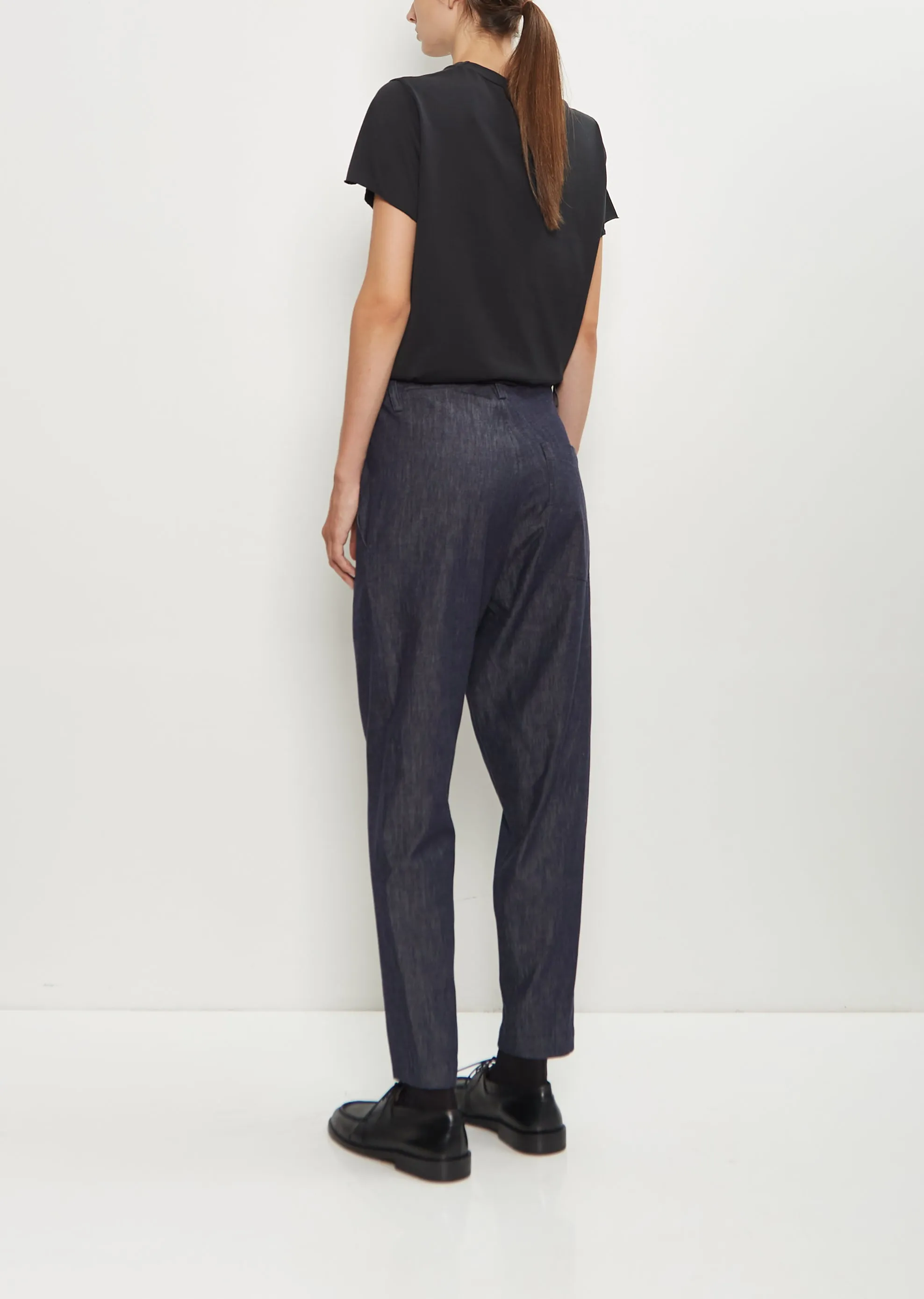 Cotton Denim Tapered Pants sold by La Garconne product image thumbnail 3