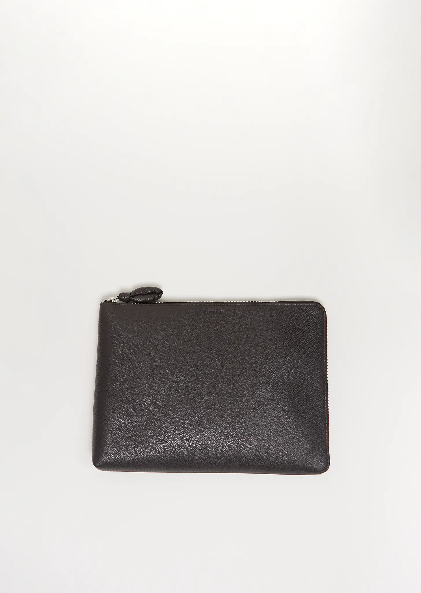 Leather Document Holder — Dark Chocolate sold by La Garconne