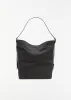 Belted Cotton Tote Bag — Ash Black sold by La Garconne