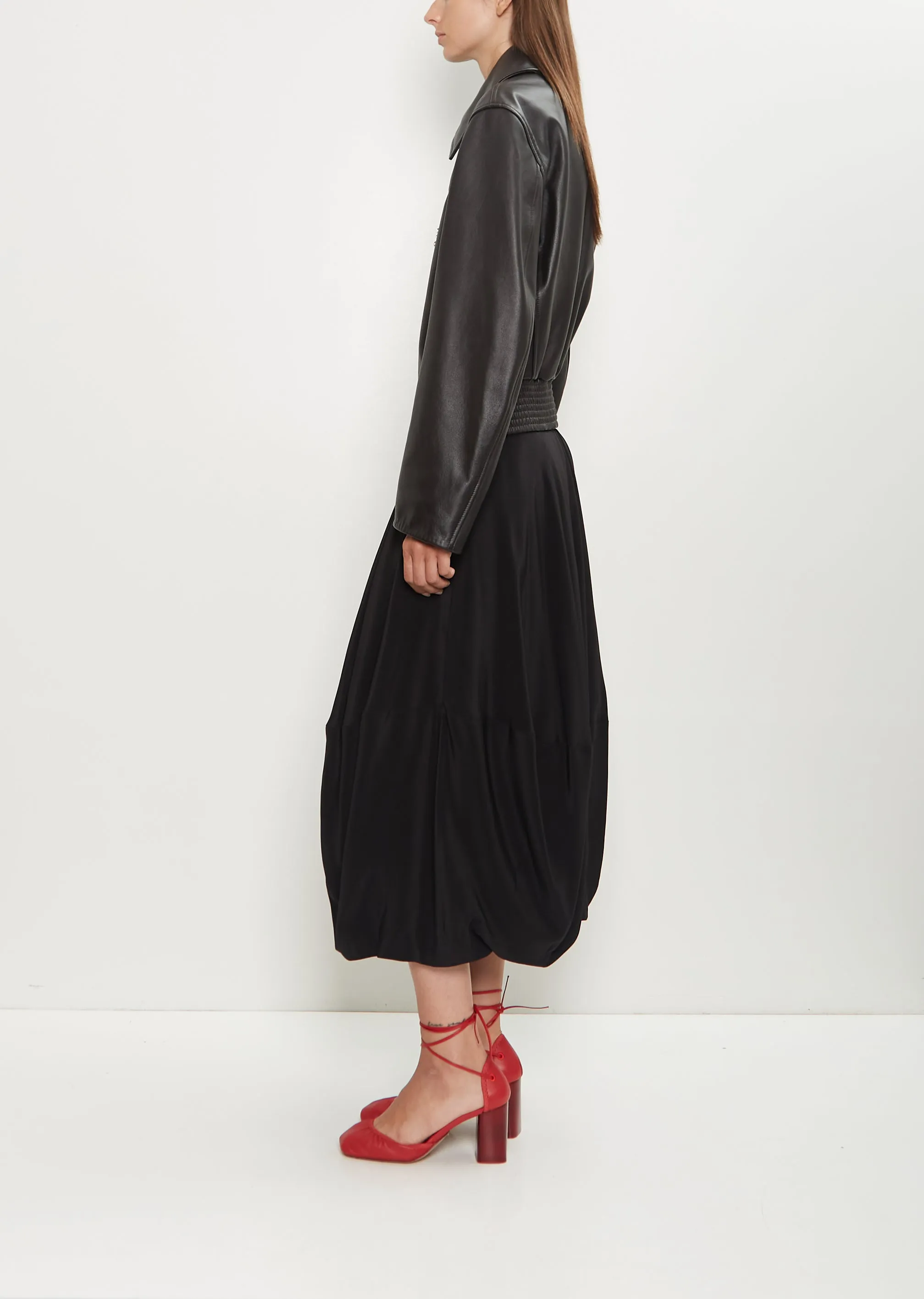 Boxy Leather Blouson sold by La Garconne product image thumbnail 2