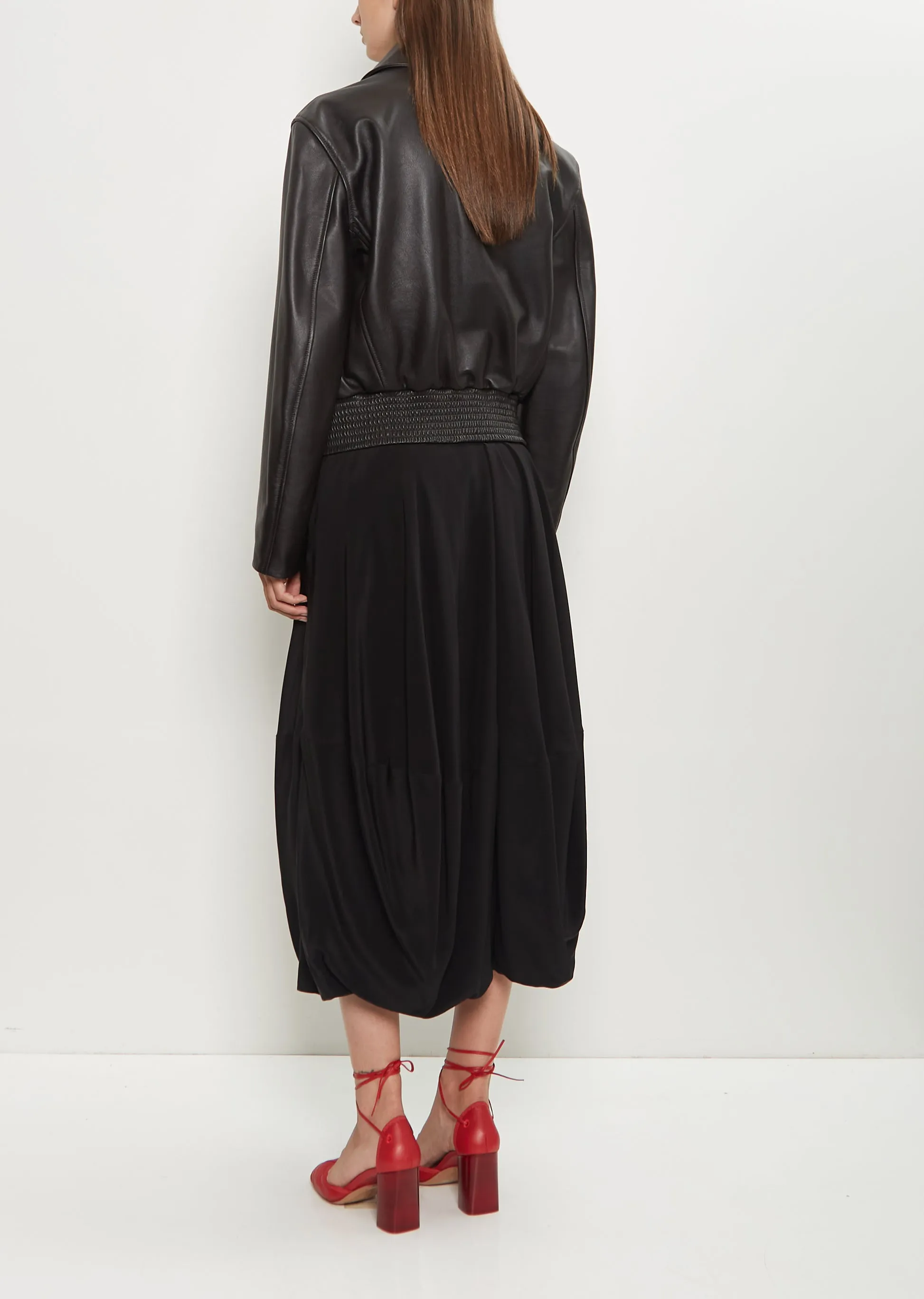 Boxy Leather Blouson sold by La Garconne product image thumbnail 3