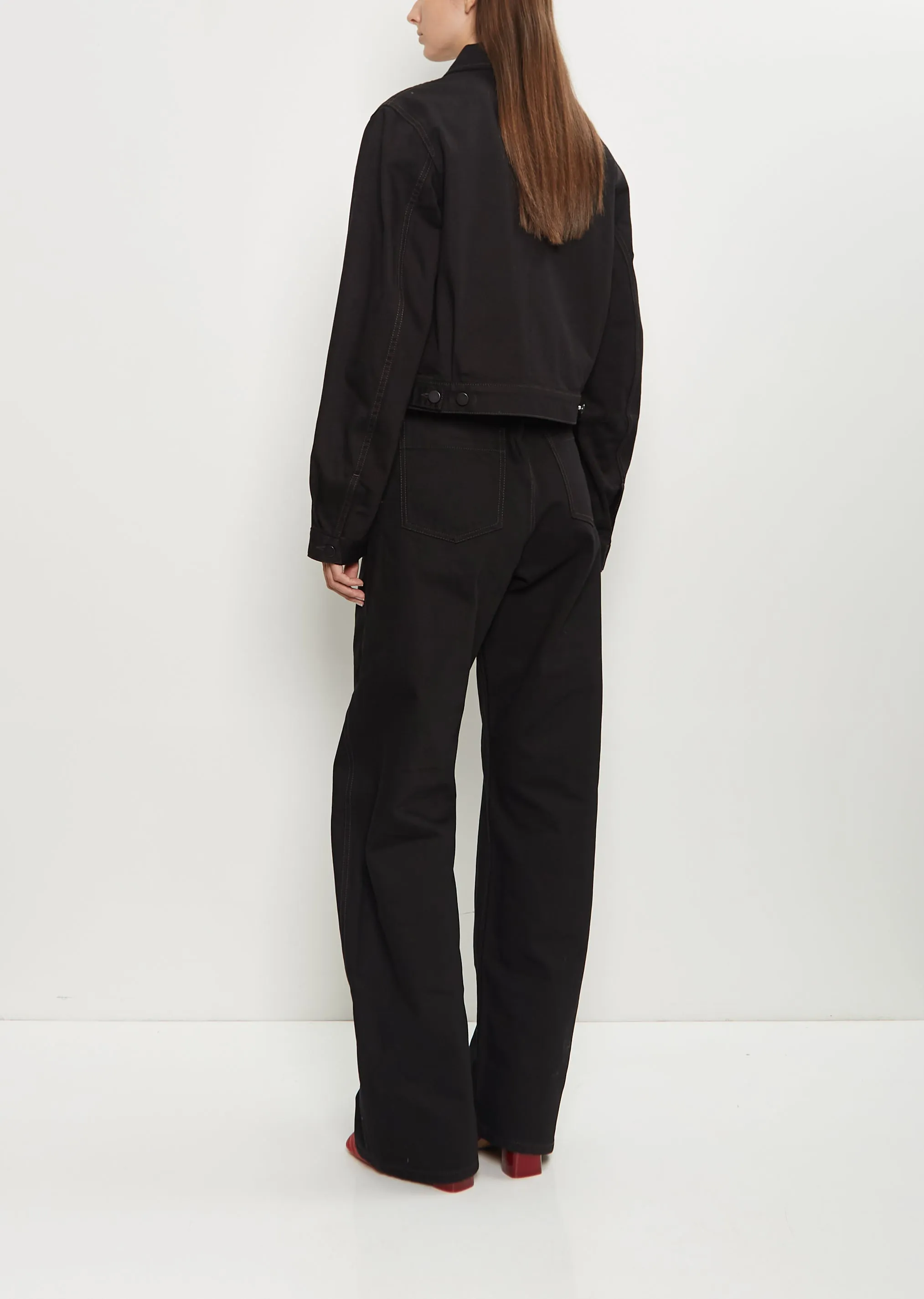 Cropped Denim Blouson sold by La Garconne product image thumbnail 3