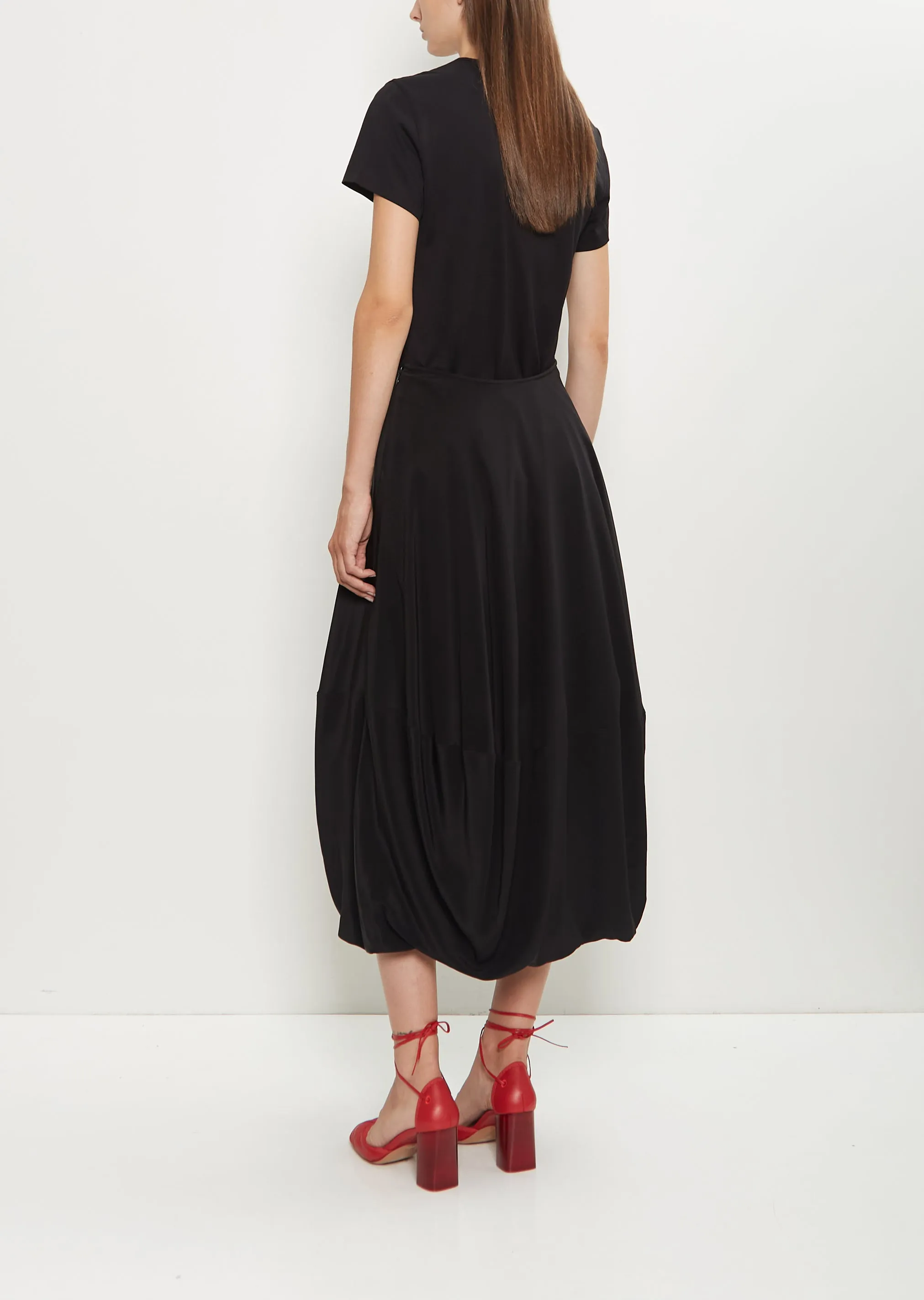 Balloon Silk Skirt sold by La Garconne product image thumbnail 3