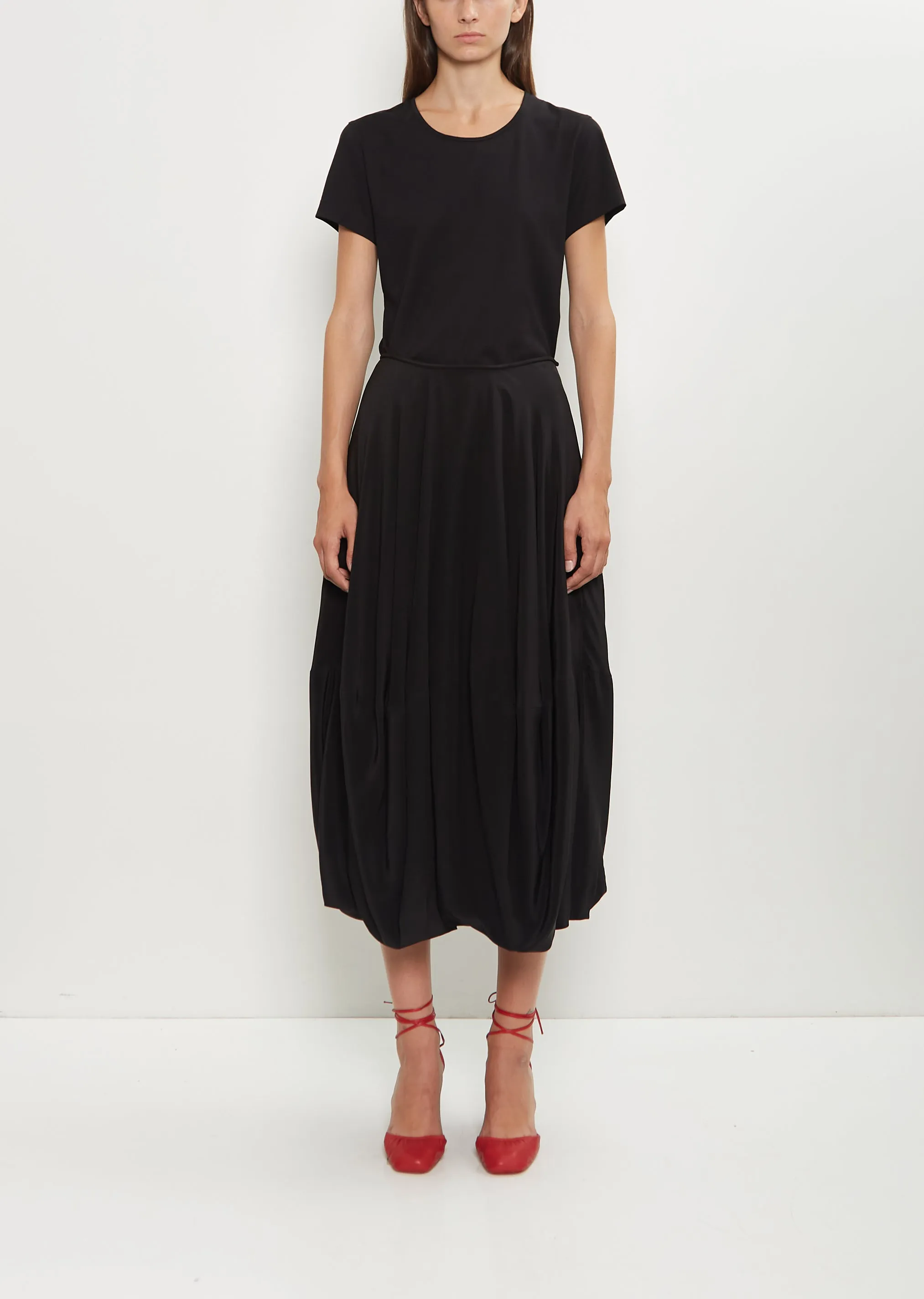 Balloon Silk Skirt sold by La Garconne