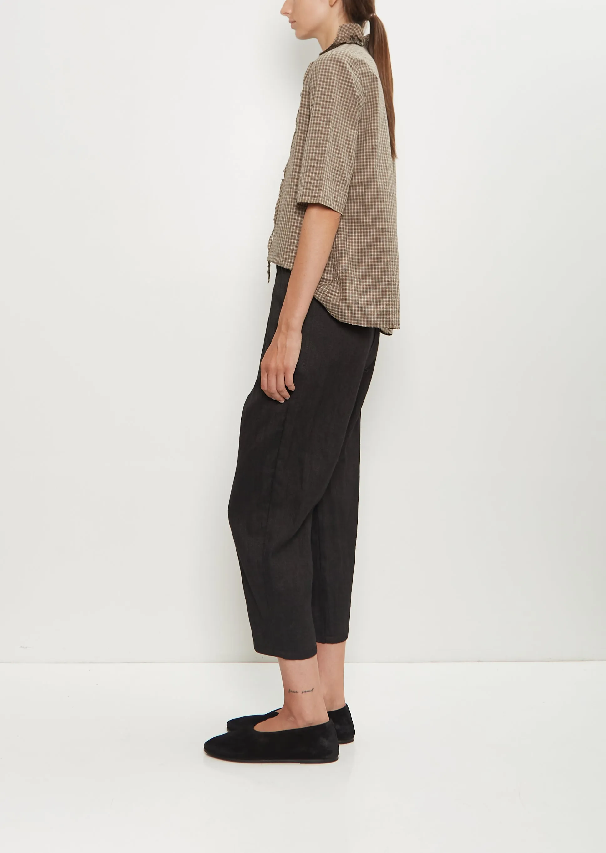 Linen Wool Tapered Pant sold by La Garconne product image thumbnail 2