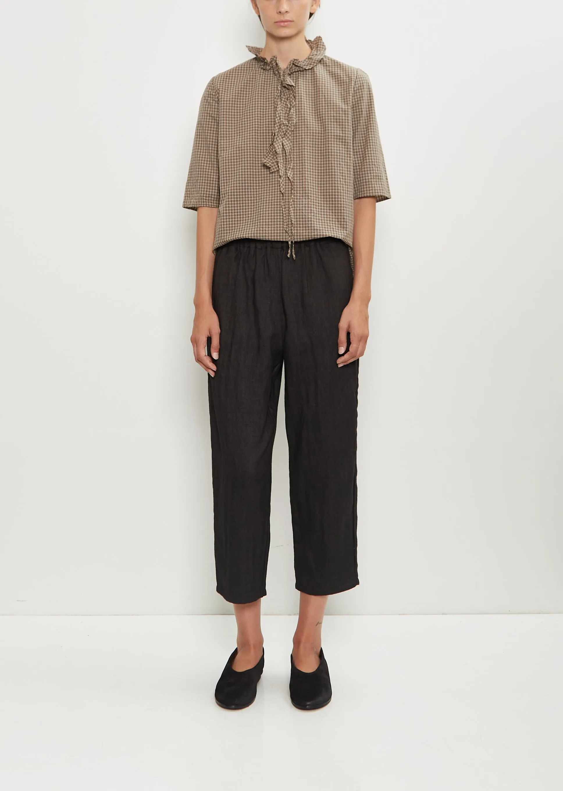 Linen Wool Tapered Pant sold by La Garconne