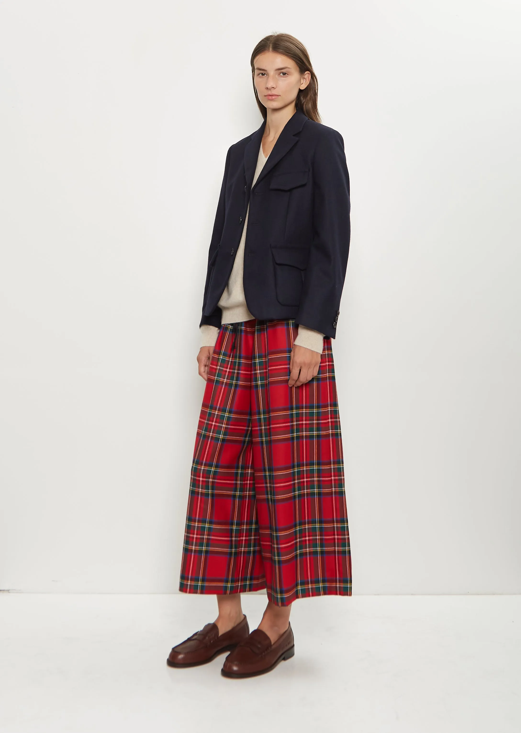 Tailored Wool Jacket — Navy sold by La Garconne product image thumbnail 4