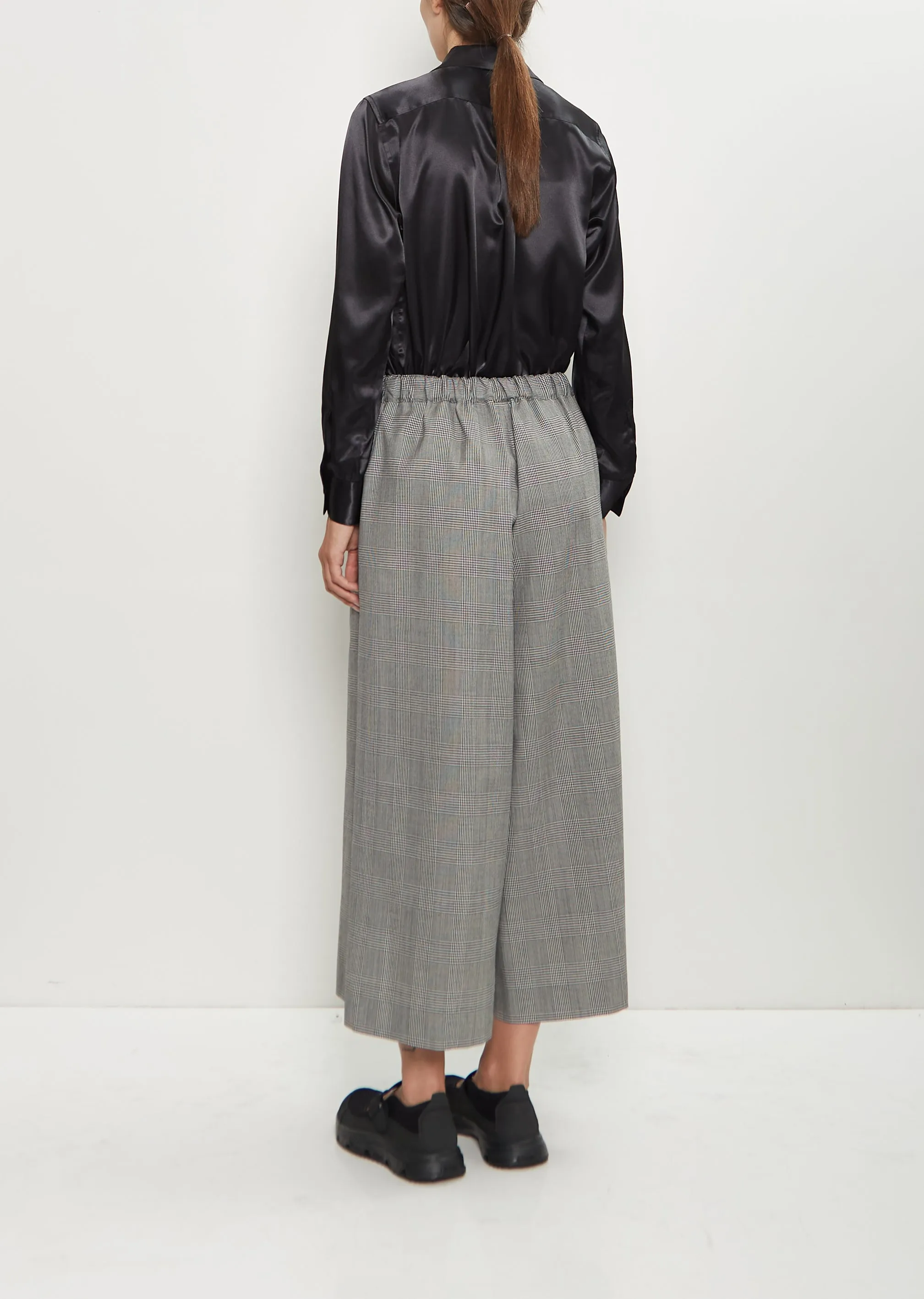 Wide Pull-On Houndstooth Wool Pants sold by La Garconne product image thumbnail 3