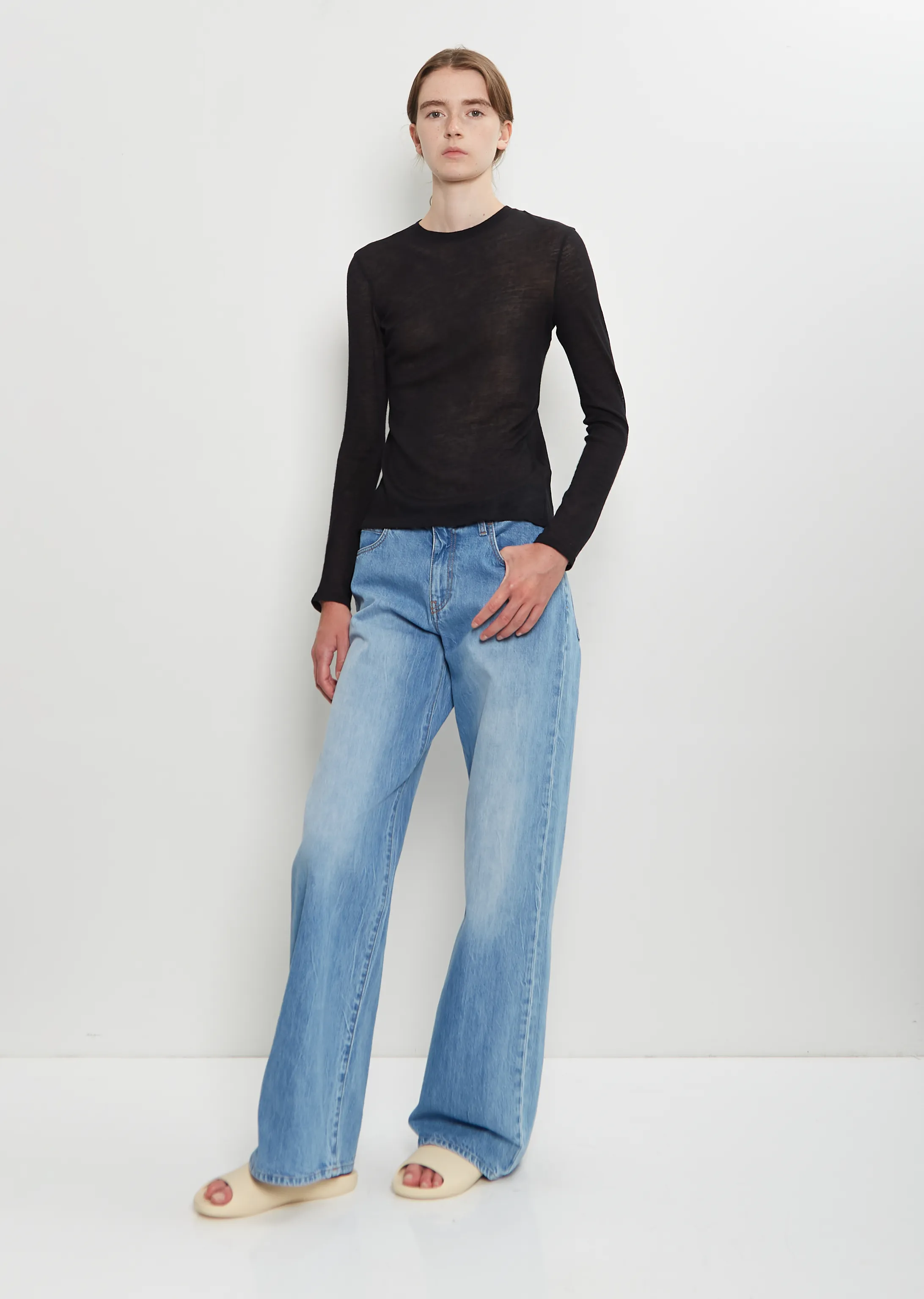 Eglitta Cotton Jean — Blue sold by La Garconne product image thumbnail 4