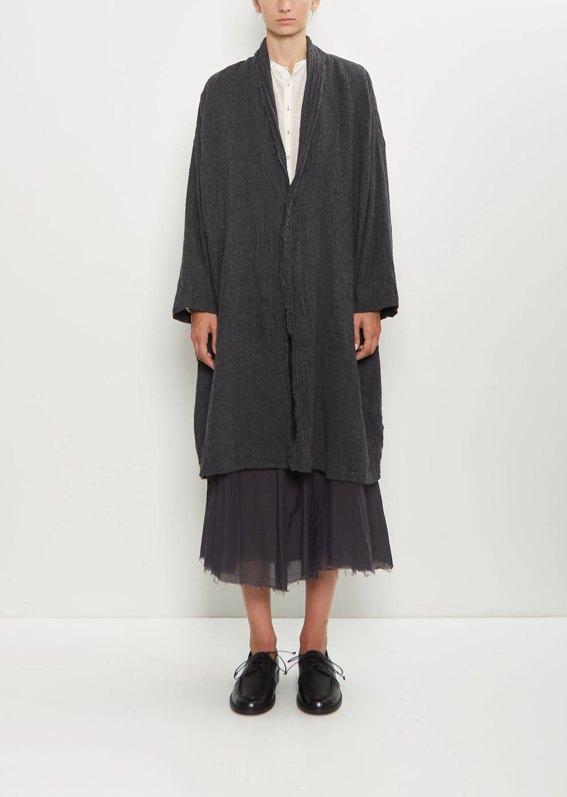 Refined Wool Gauze Coat sold by La Garconne