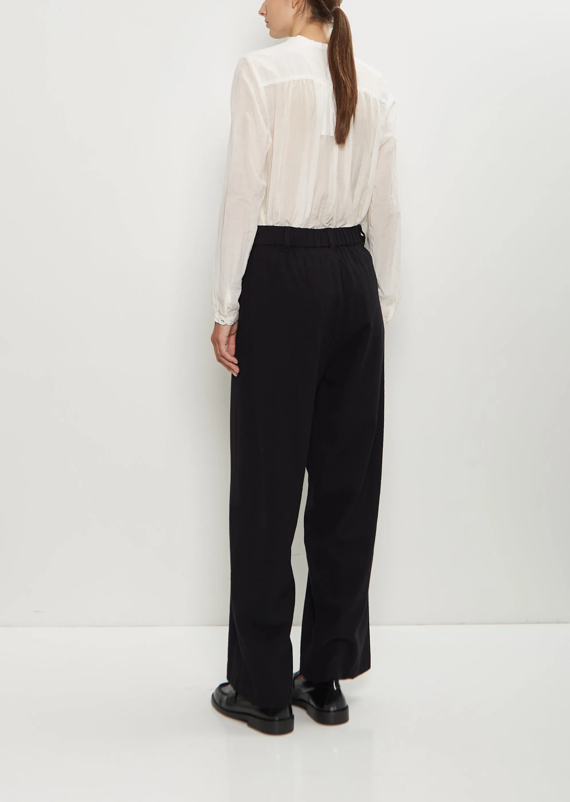 Mulesing-Free Wool Cotton Wide Pants sold by La Garconne product image thumbnail 3