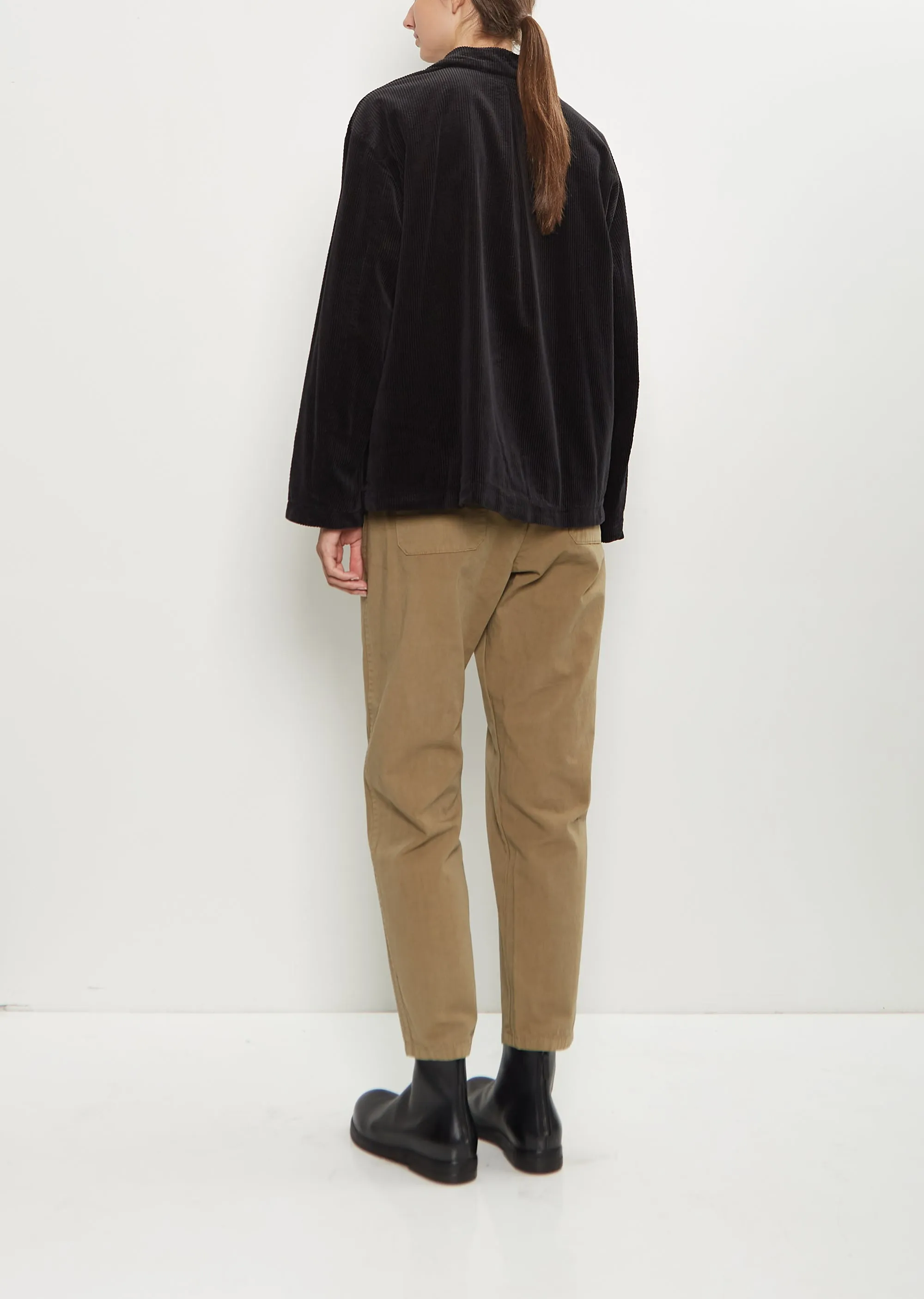 Corduroy Tailored Jacket — Black sold by La Garconne product image thumbnail 3