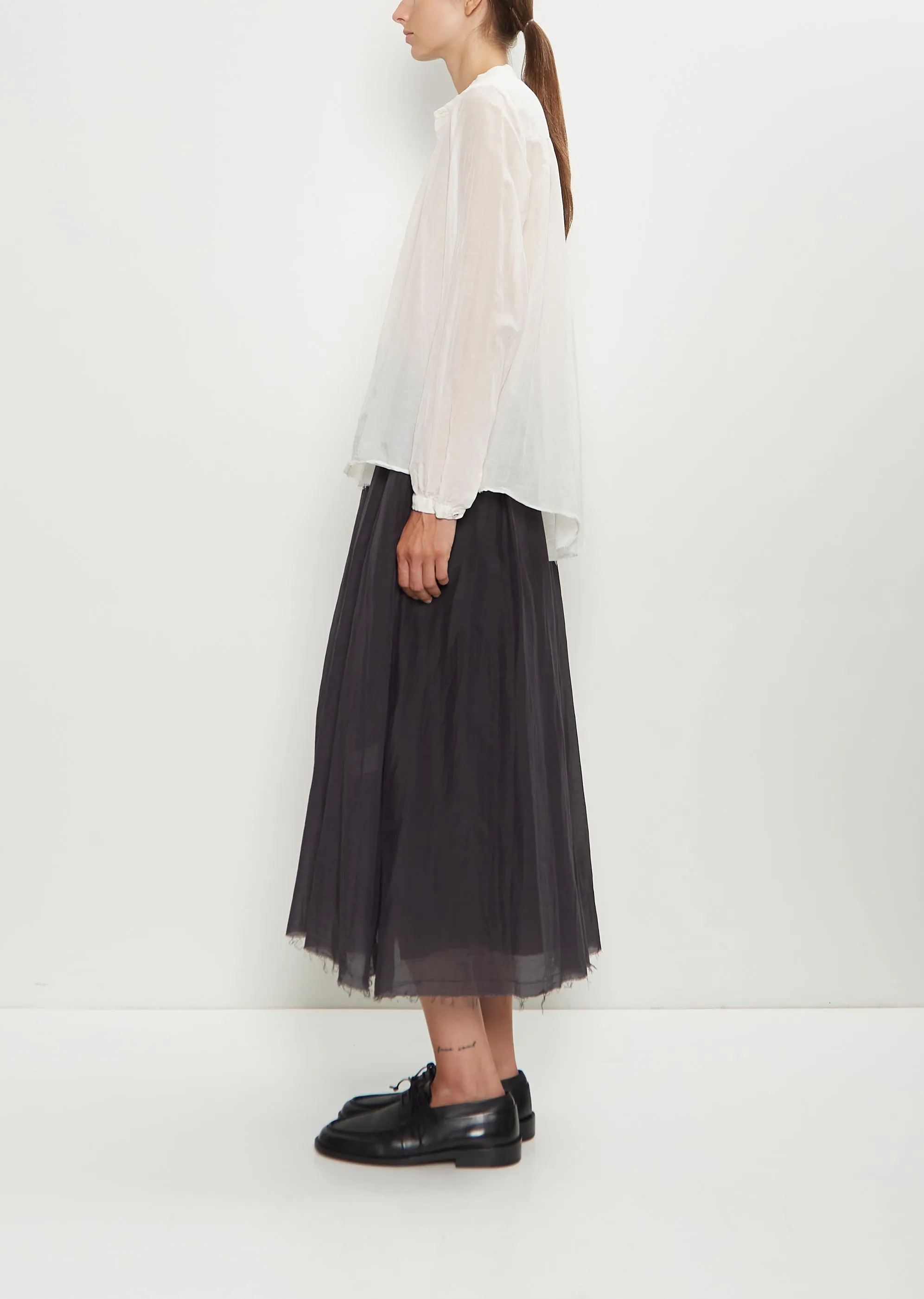 Cotton Silk Lawn Blouse — Off White sold by La Garconne product image thumbnail 2