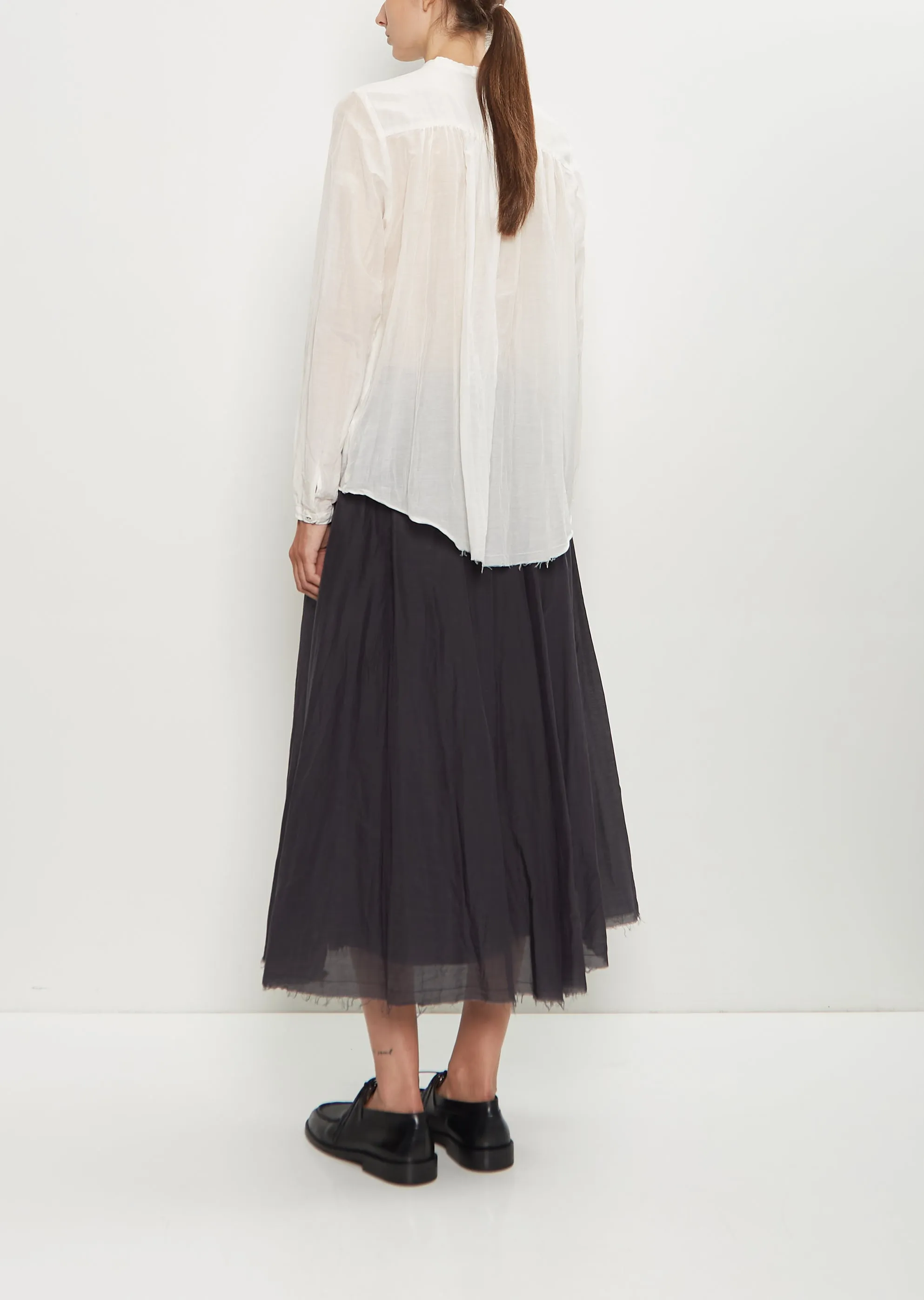 Cotton Silk Lawn Blouse — Off White sold by La Garconne product image thumbnail 3