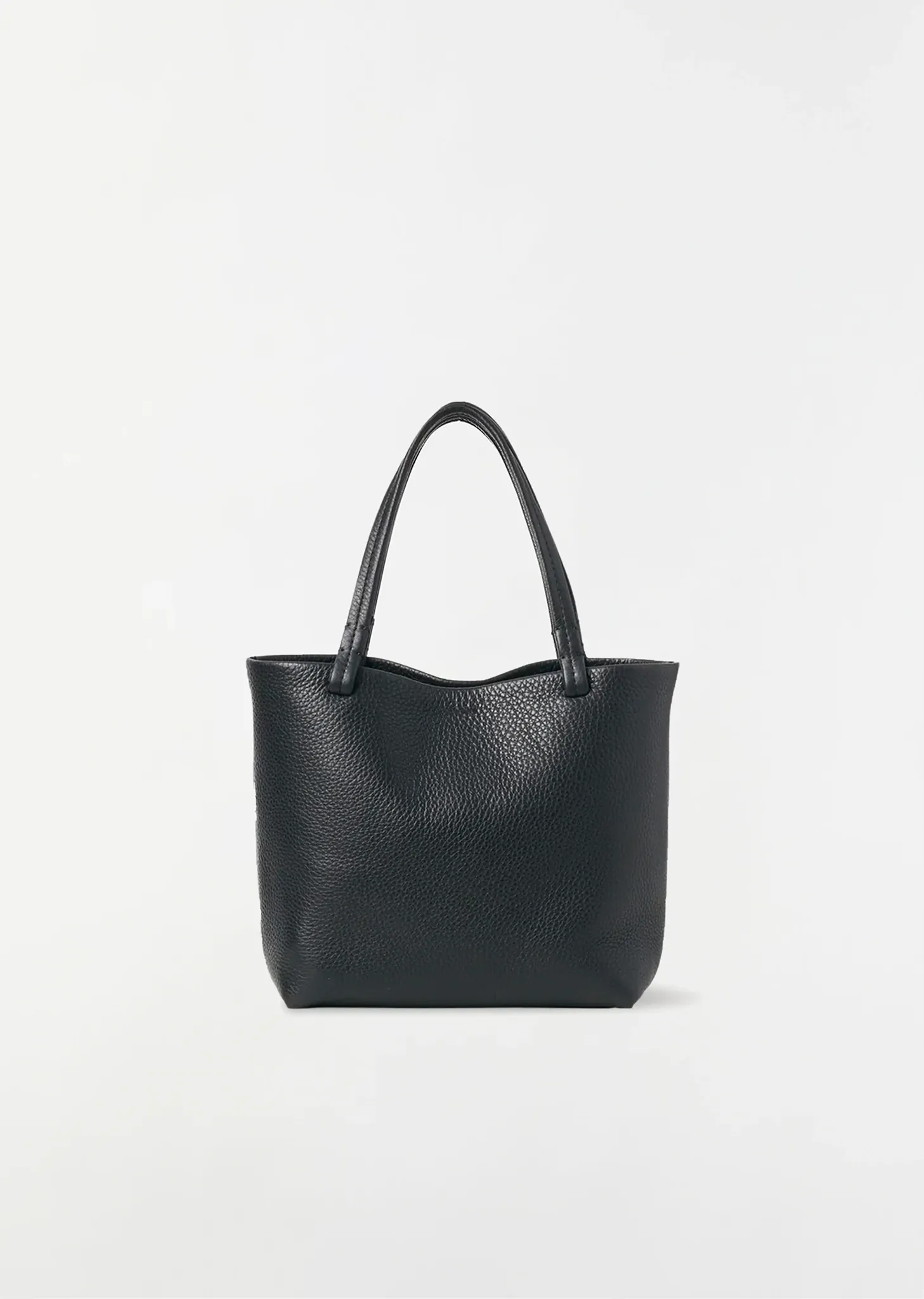 Park Leather Tote, Small — Black sold by La Garconne