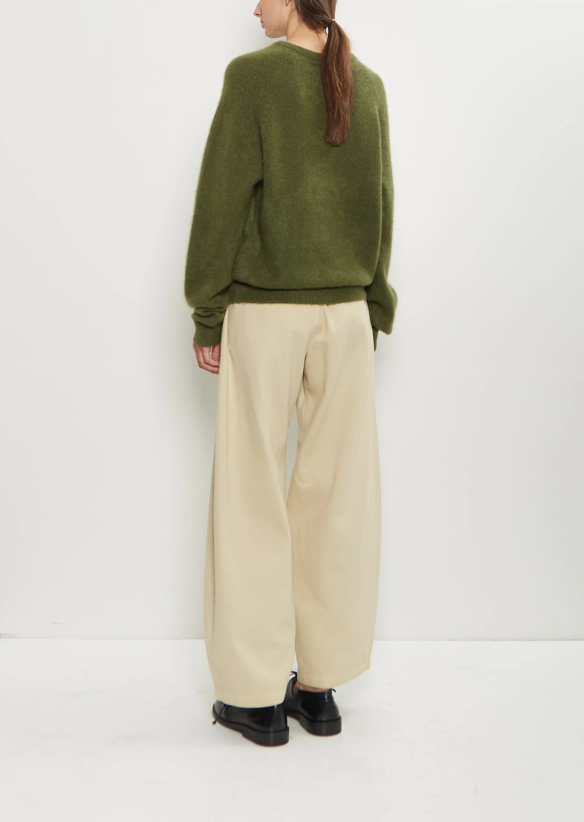 Cashmere Silk R-Neck Sweater sold by La Garconne product image thumbnail 3