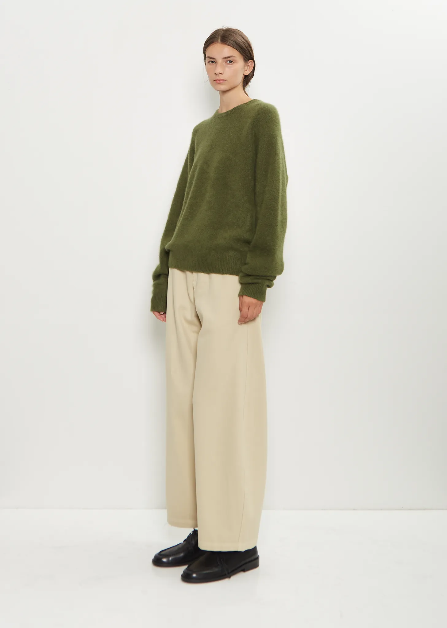 Cashmere Silk R-Neck Sweater sold by La Garconne product image thumbnail 4