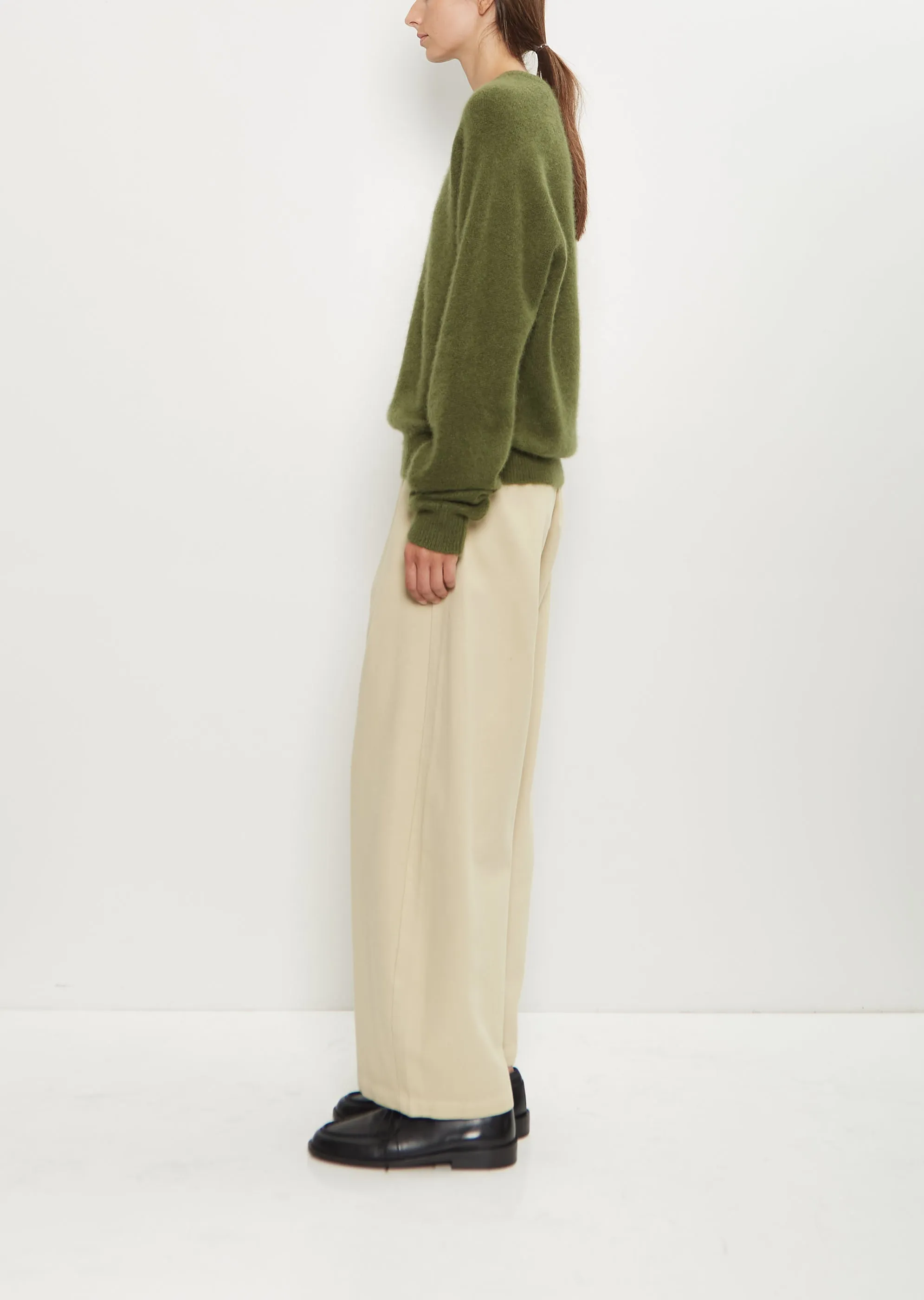 Cashmere Silk R-Neck Sweater sold by La Garconne product image thumbnail 2