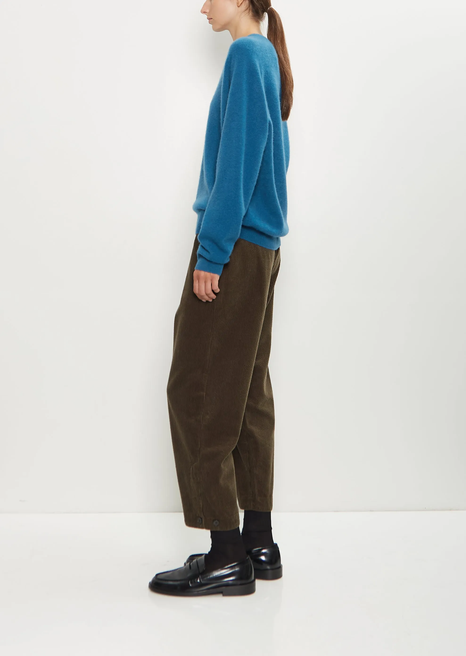 Cashmere BF V-Neck Sweater — Deep Blue sold by La Garconne product image thumbnail 2