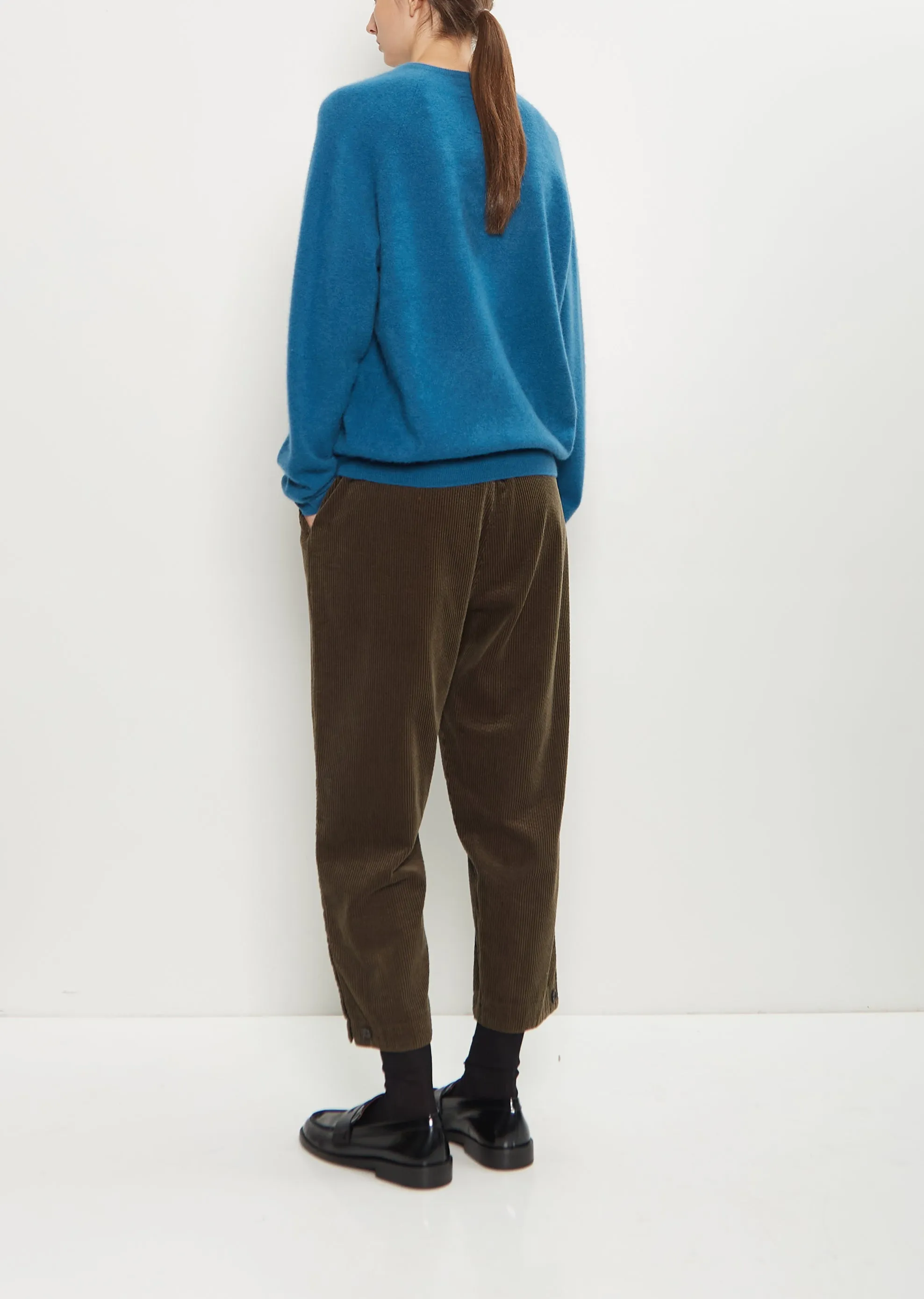 Cashmere BF V-Neck Sweater — Deep Blue sold by La Garconne product image thumbnail 3