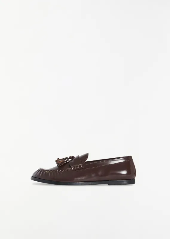 Men's Polished Leather Loafer sold by La Garconne