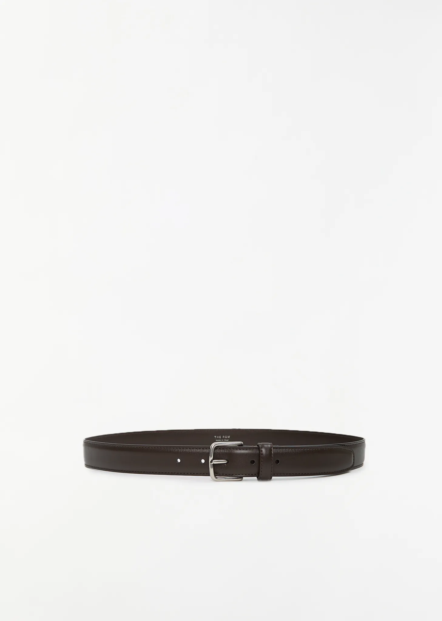 Classic Leather Belt — Dark Brown sold by La Garconne