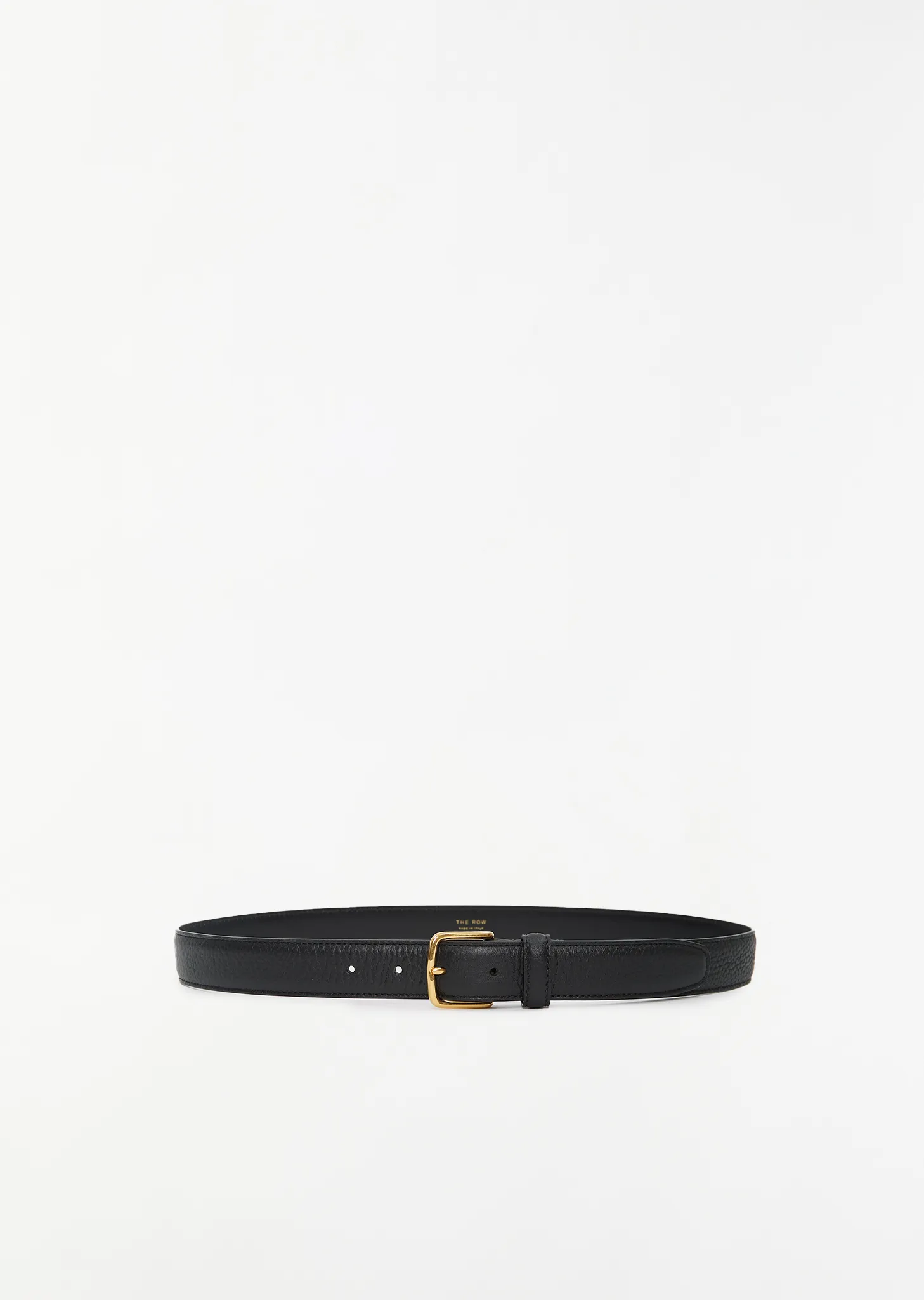 Classic Grain Leather Belt — Black sold by La Garconne