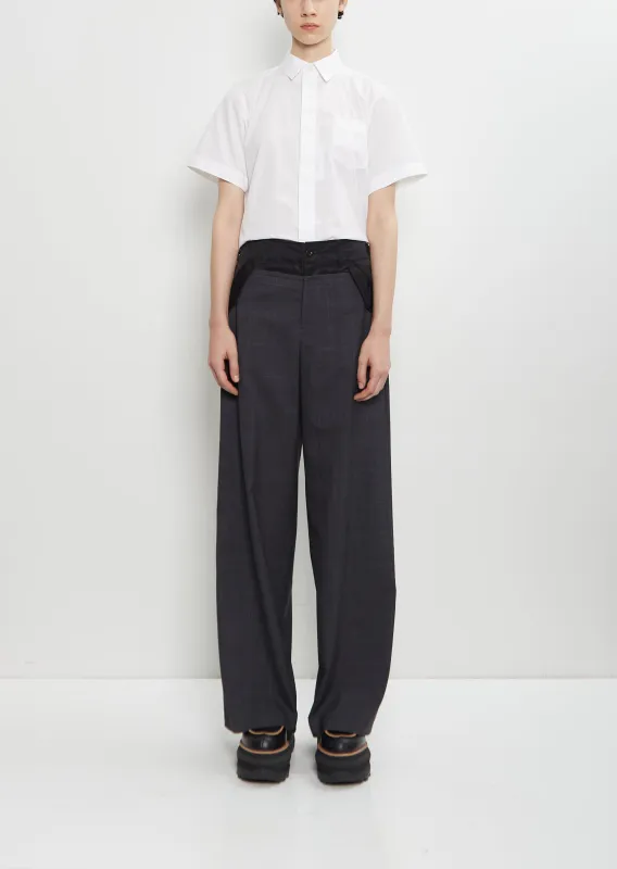 Glen Check Pants sold by La Garconne