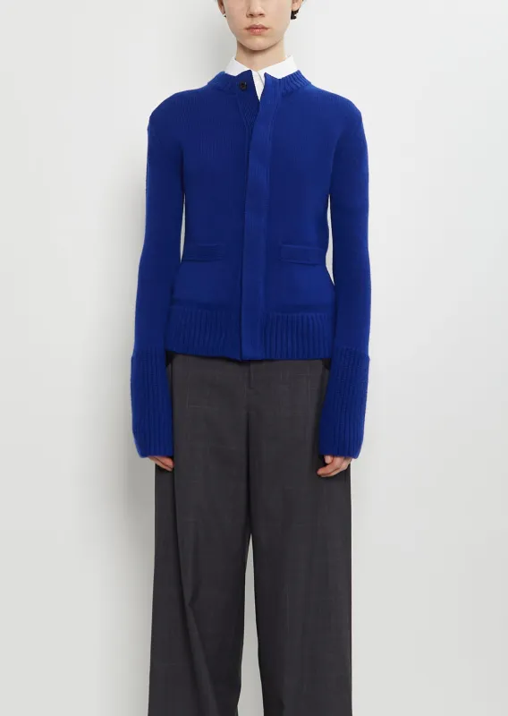 Wool Knit Cardigan sold by La Garconne