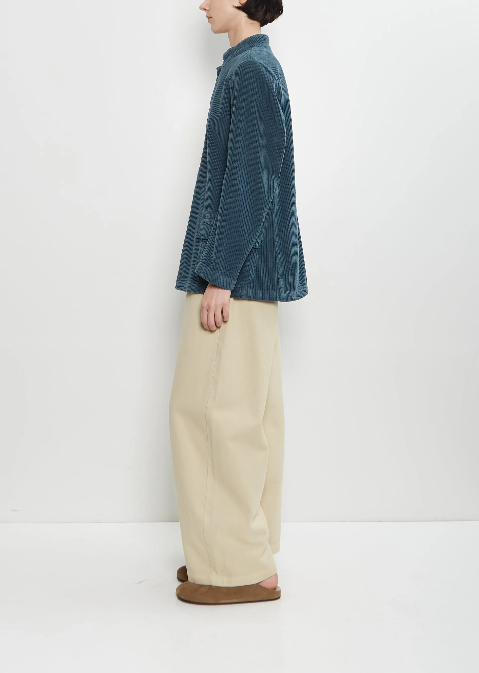 Cotton Corduroy Jacket — Petrol sold by La Garconne product image thumbnail 2