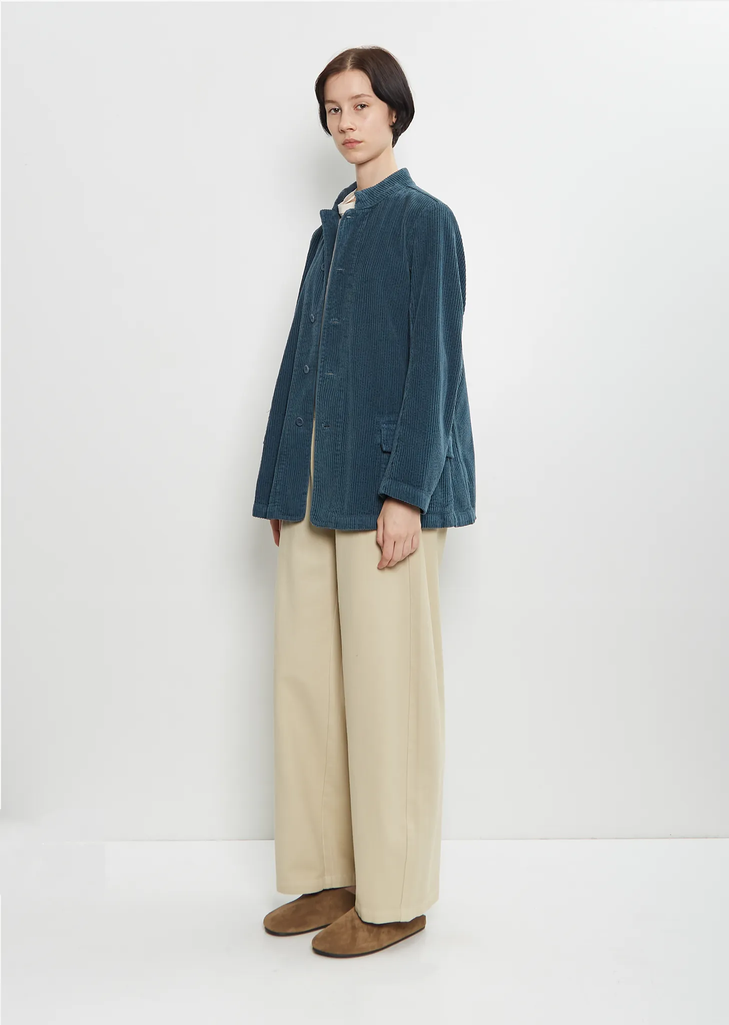 Cotton Corduroy Jacket — Petrol sold by La Garconne product image thumbnail 4