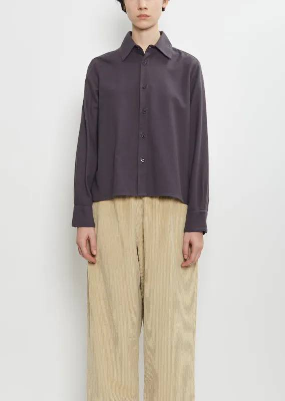 Picco Cotton Shirt — Grafite sold by La Garconne